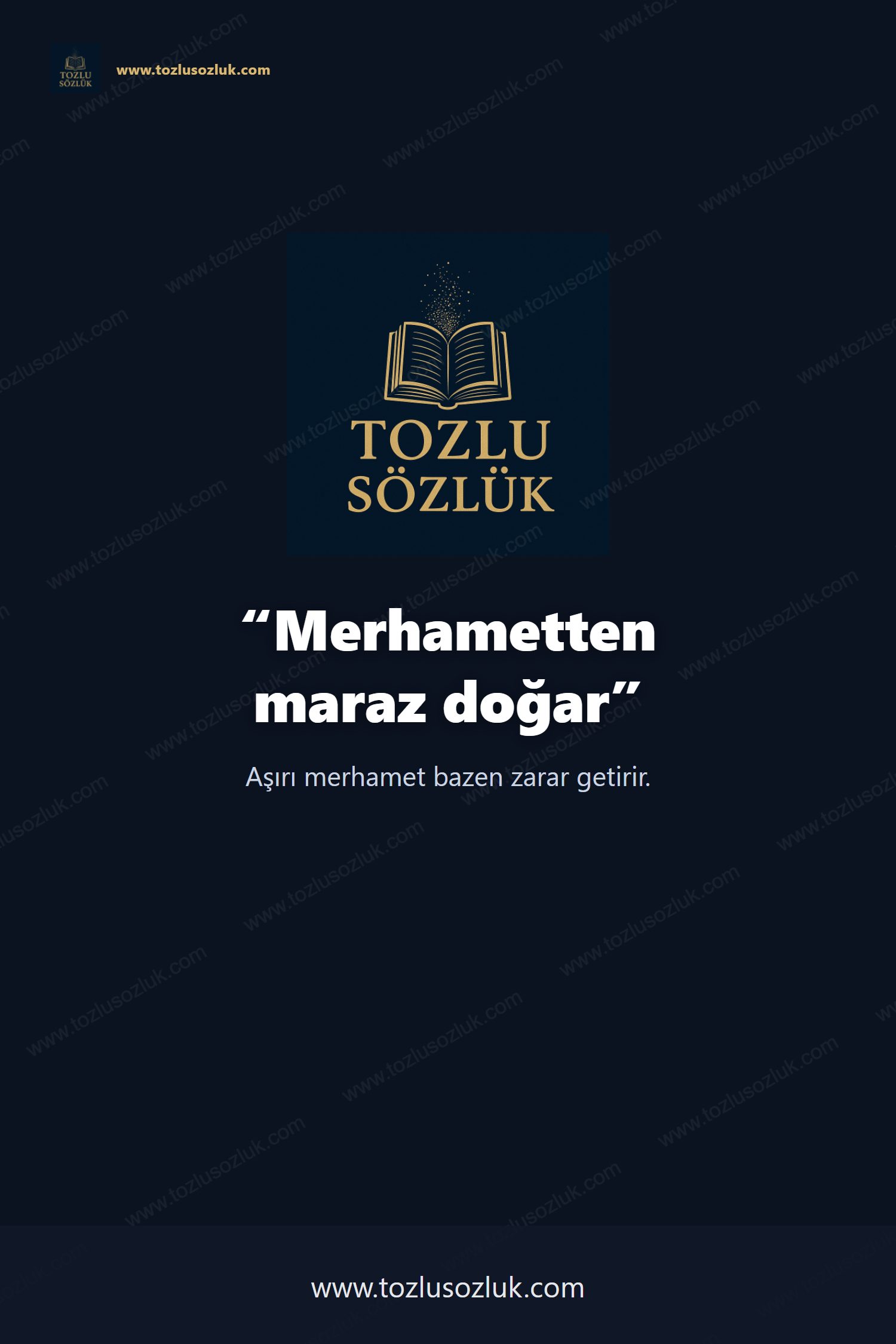 Merhametten maraz doğar Pinterest görseli