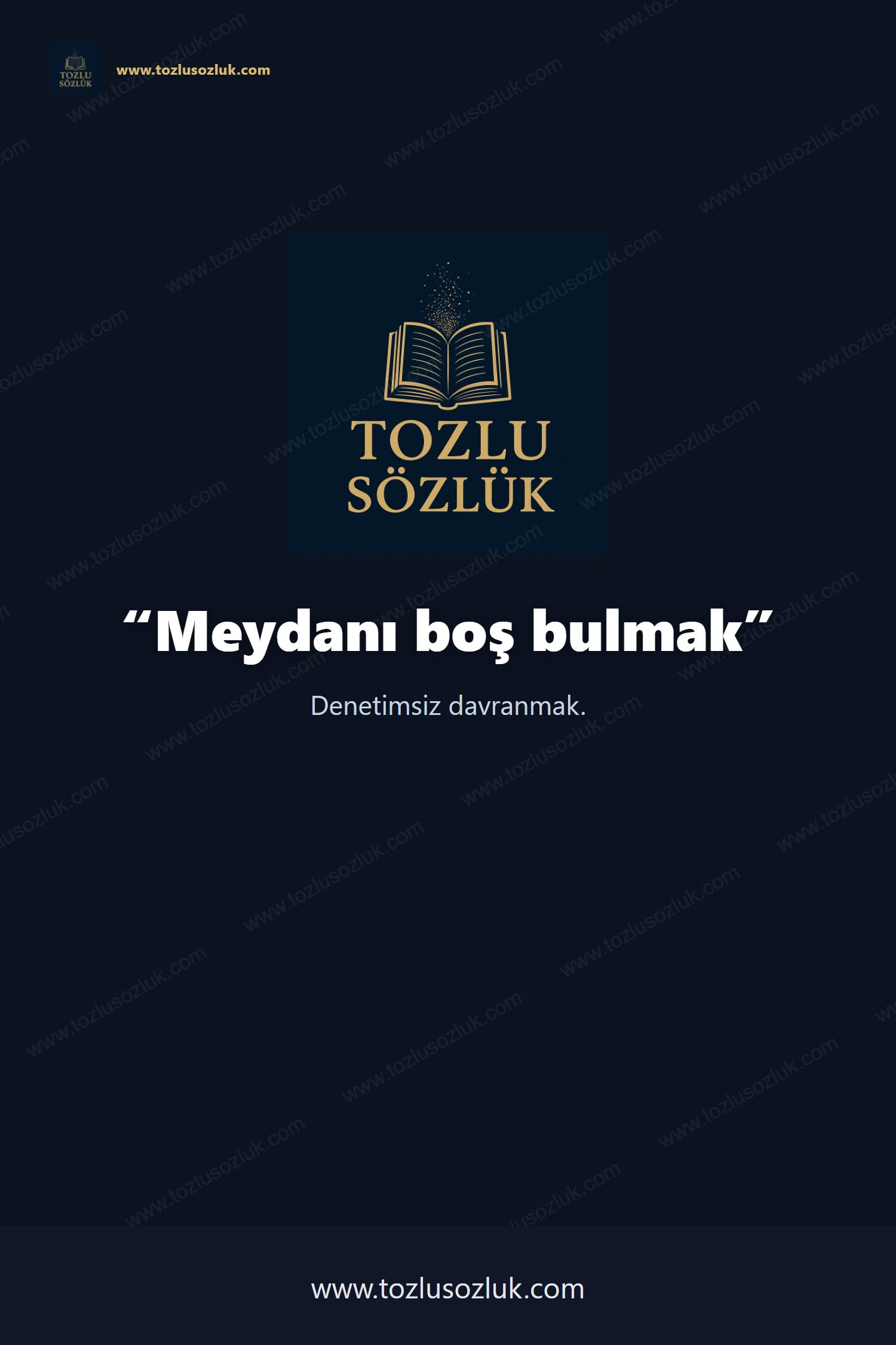 Meydanı boş bulmak Pinterest görseli