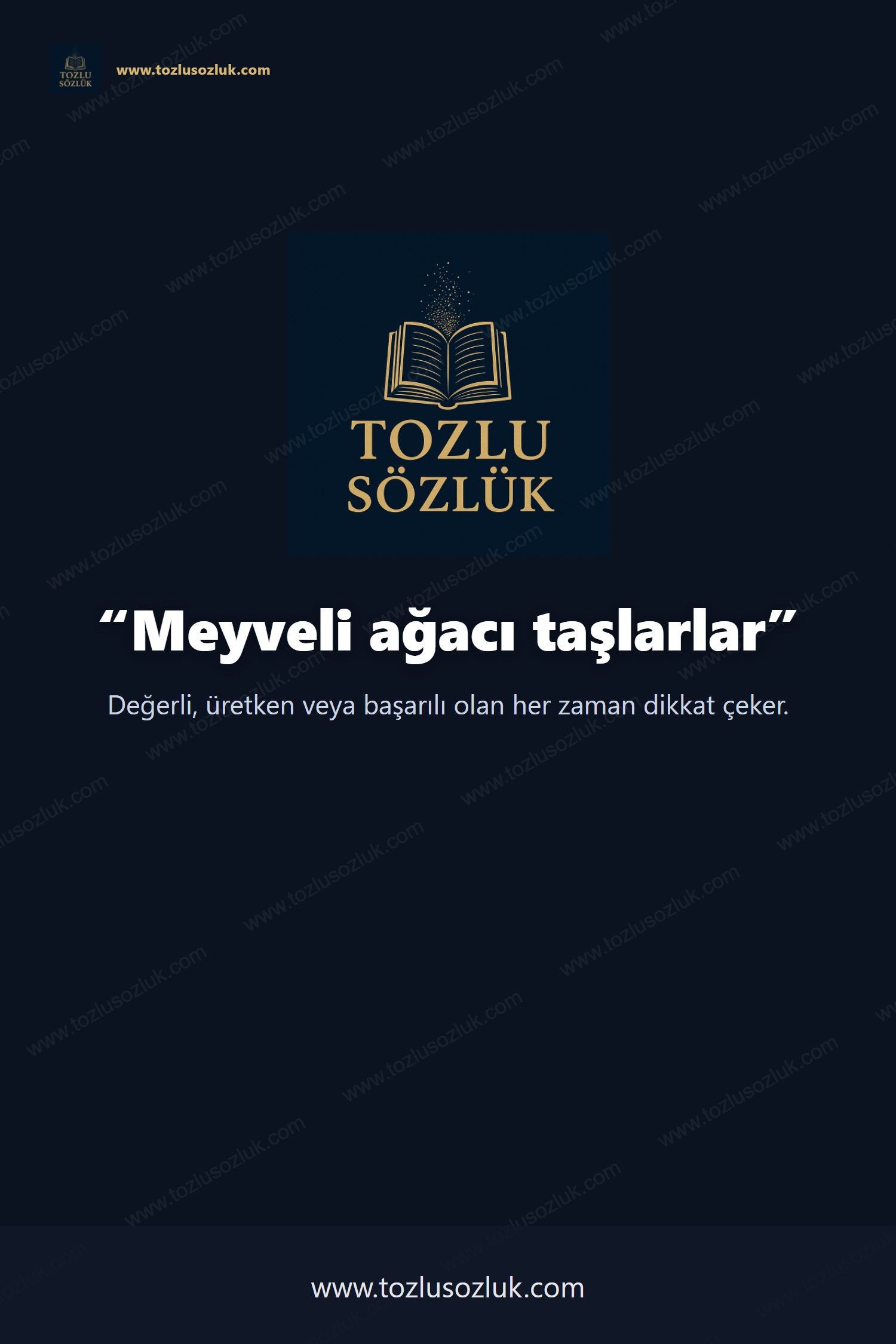 Meyveli ağacı taşlarlar Pinterest görseli