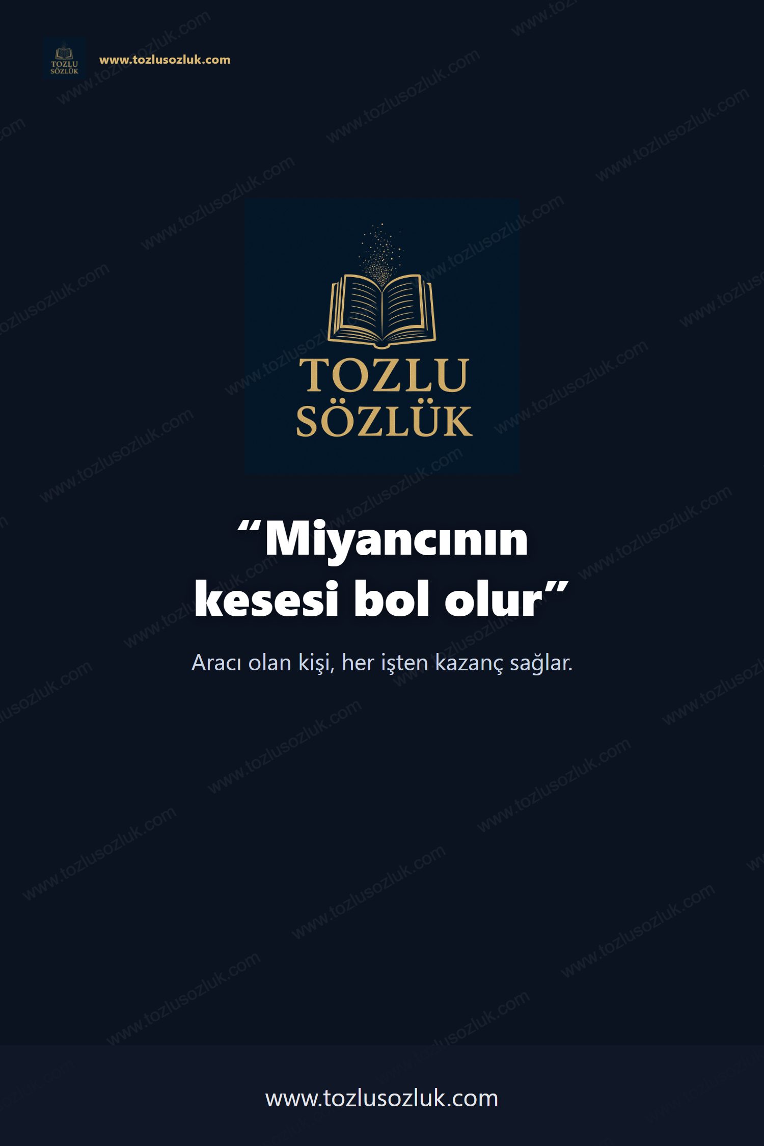 Miyancının kesesi bol olur Pinterest görseli