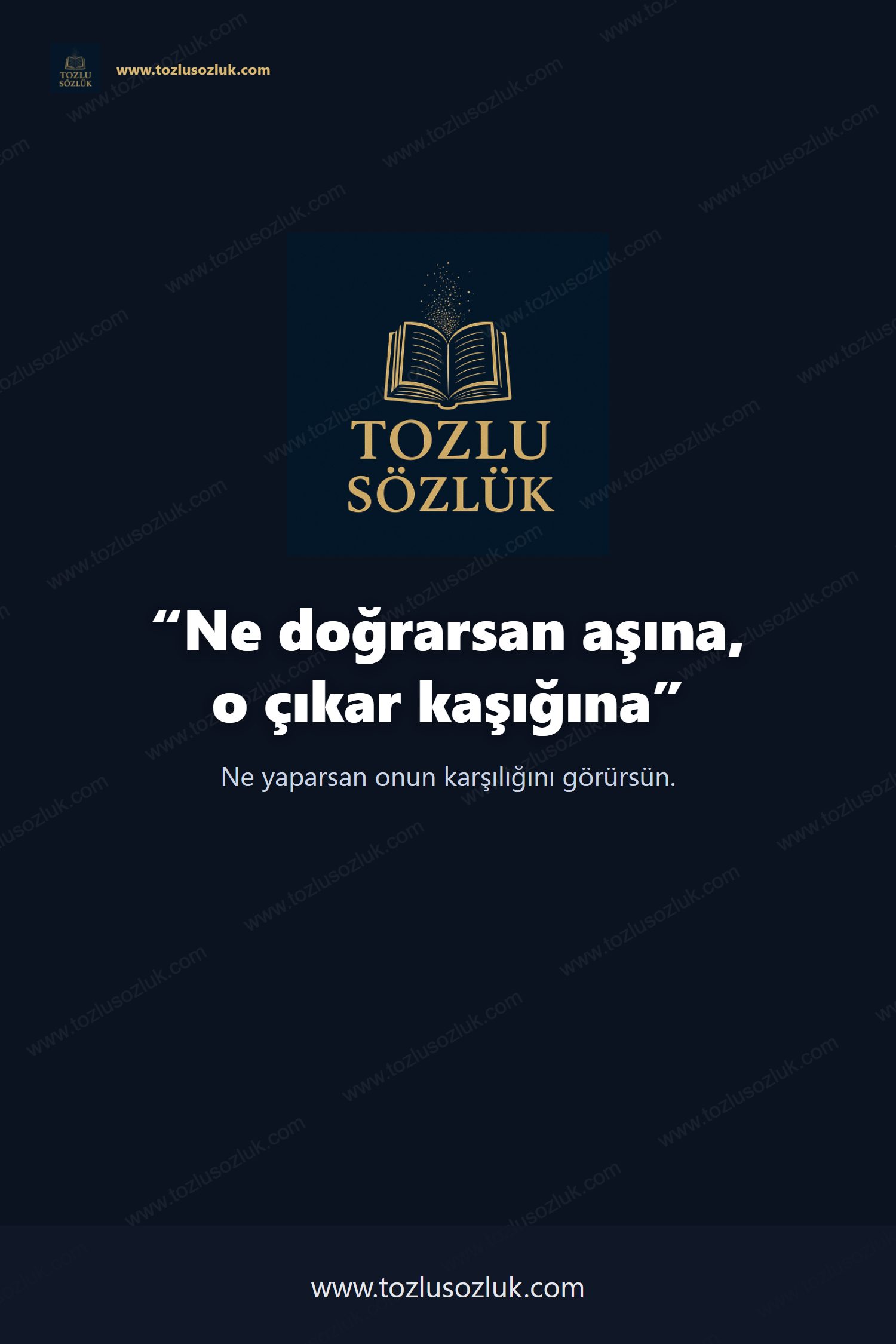 Ne doğrarsan aşına, o çıkar kaşığına Pinterest görseli