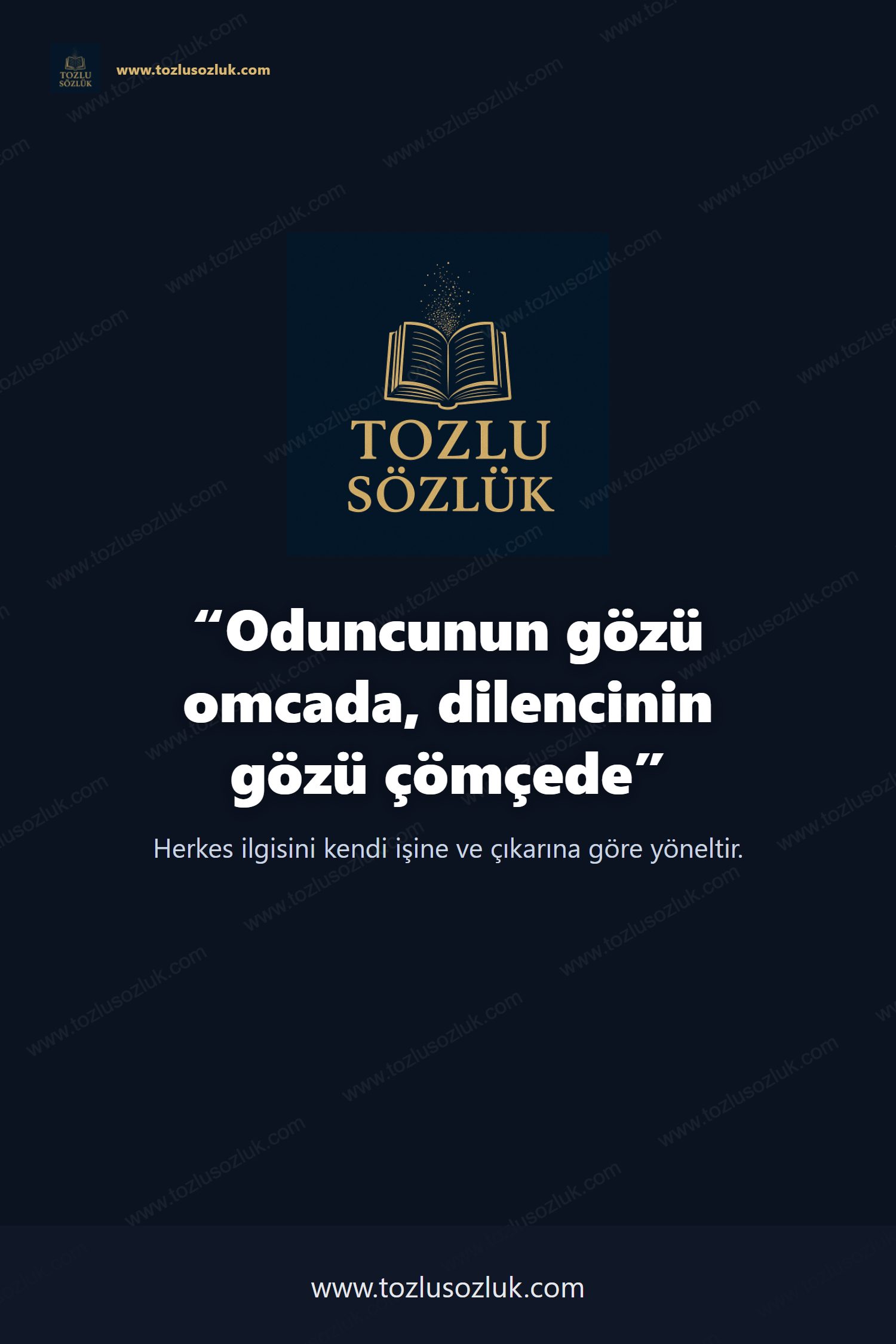 Oduncunun gözü omcada, dilencinin gözü çömçede Pinterest görseli