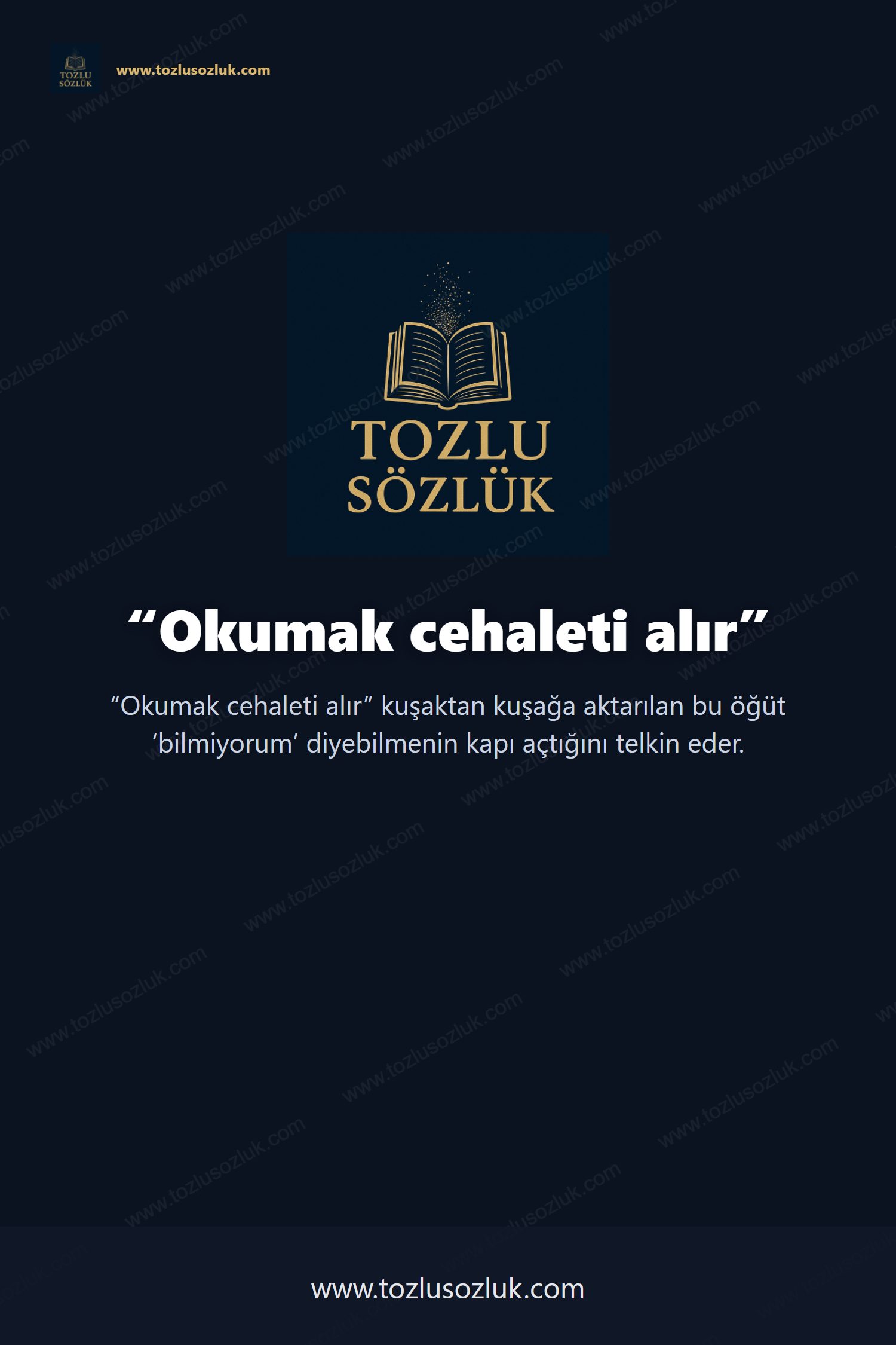 Okumak cehaleti alır Pinterest görseli