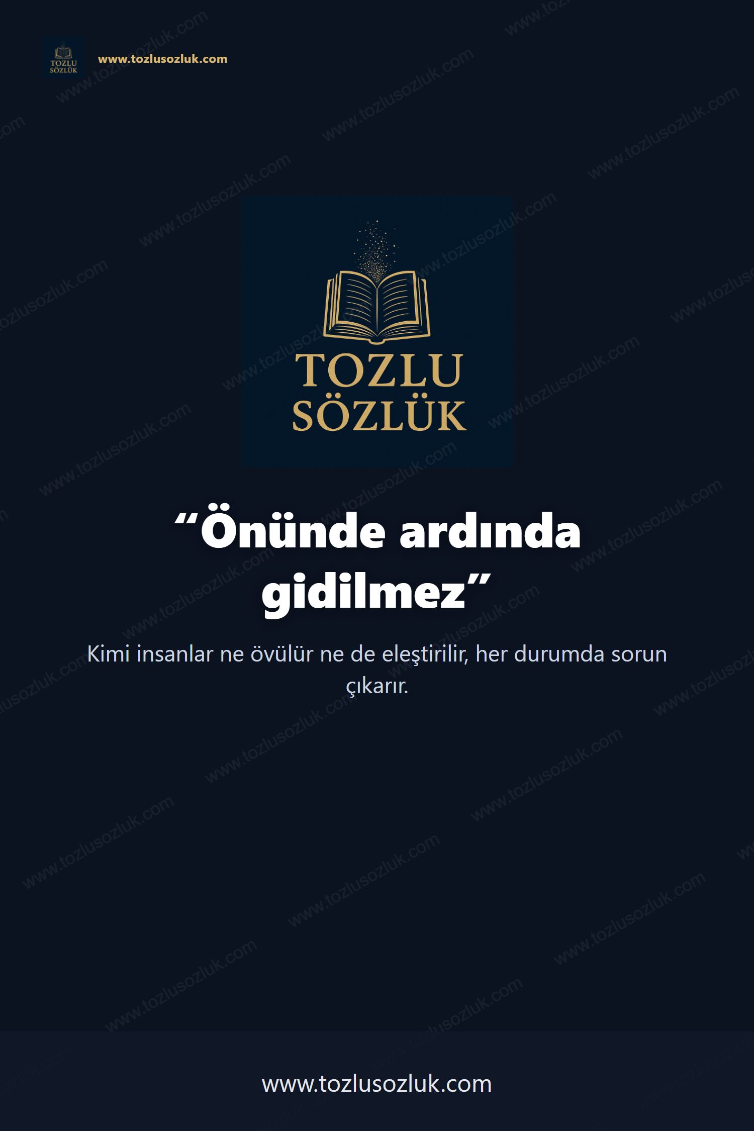 Önünde ardında gidilmez Pinterest görseli