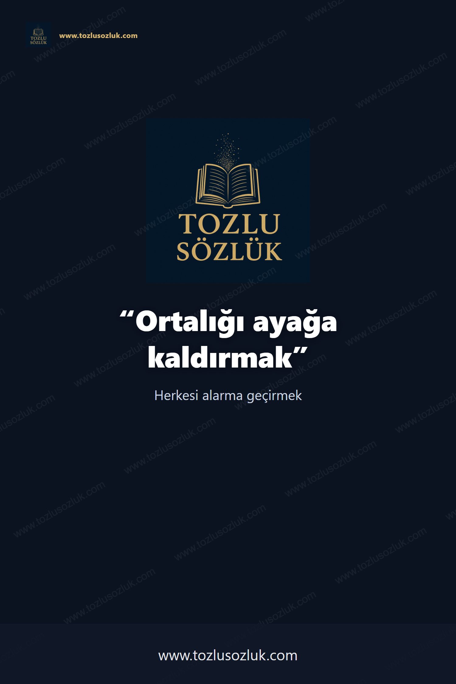 Ortalığı ayağa kaldırmak Pinterest görseli