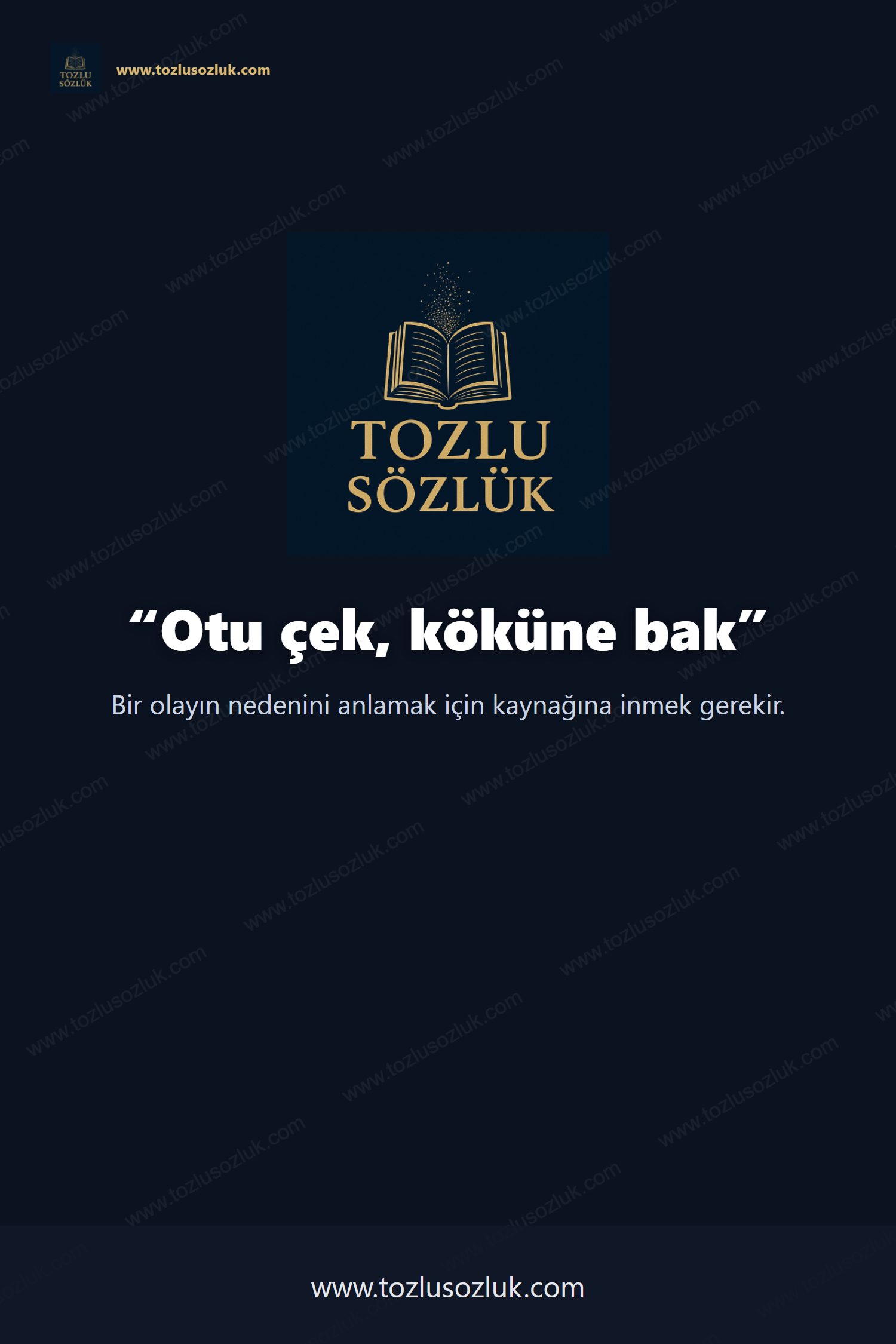 Otu çek, köküne bak Pinterest görseli