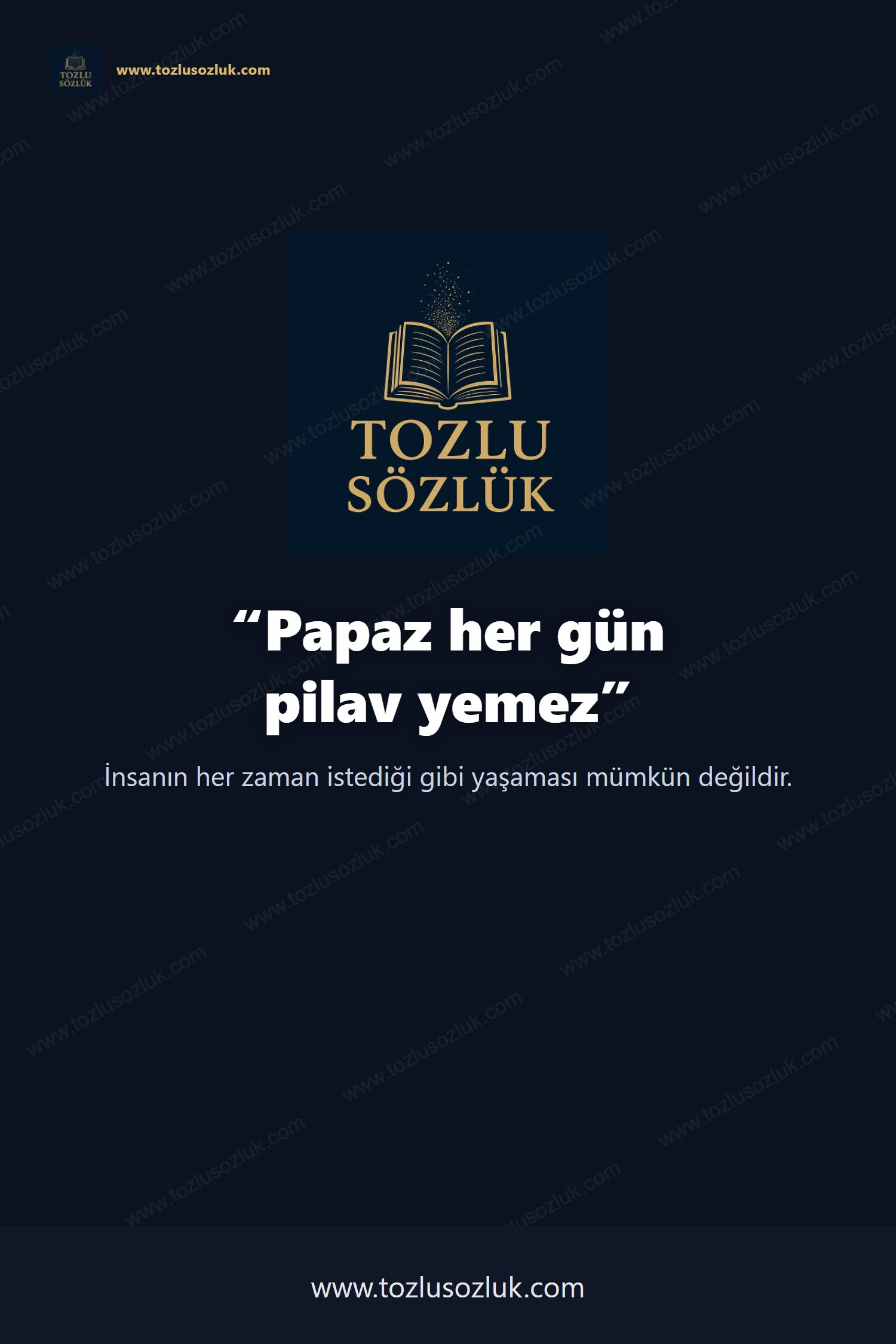 Papaz her gün pilav yemez Pinterest görseli