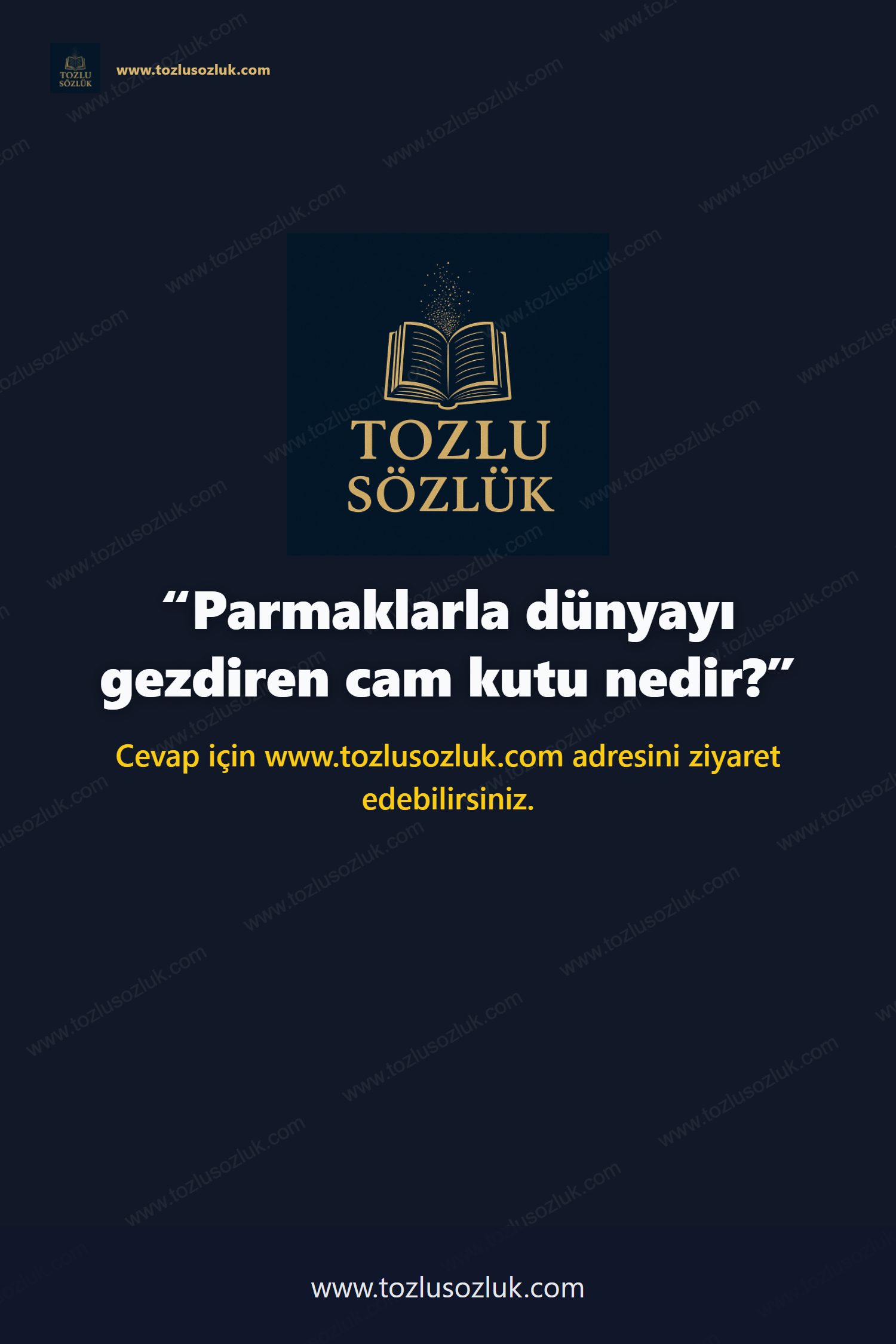 Parmaklarla dünyayı gezdiren cam kutu nedir? Pinterest görseli