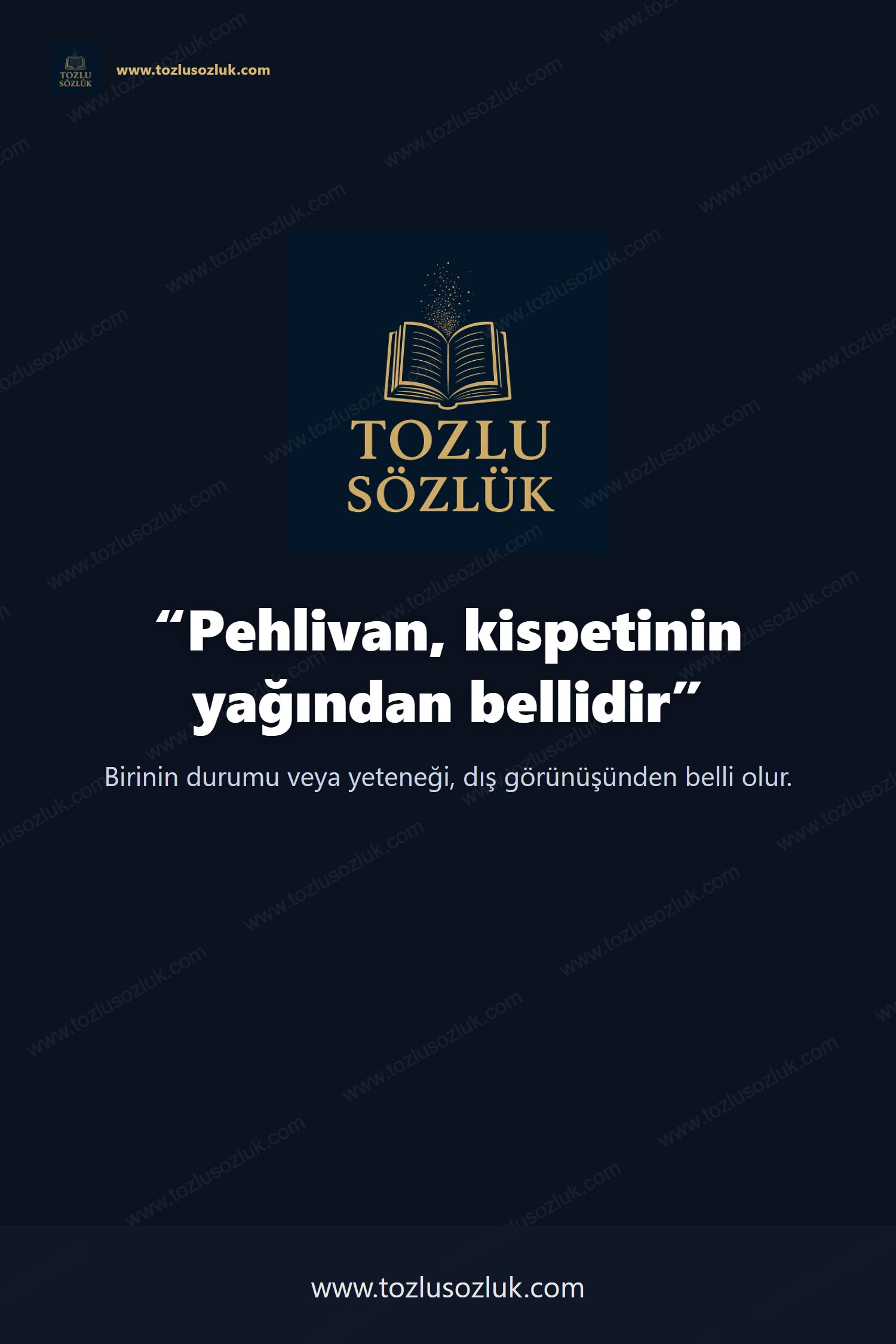 Pehlivan, kispetinin yağından bellidir Pinterest görseli