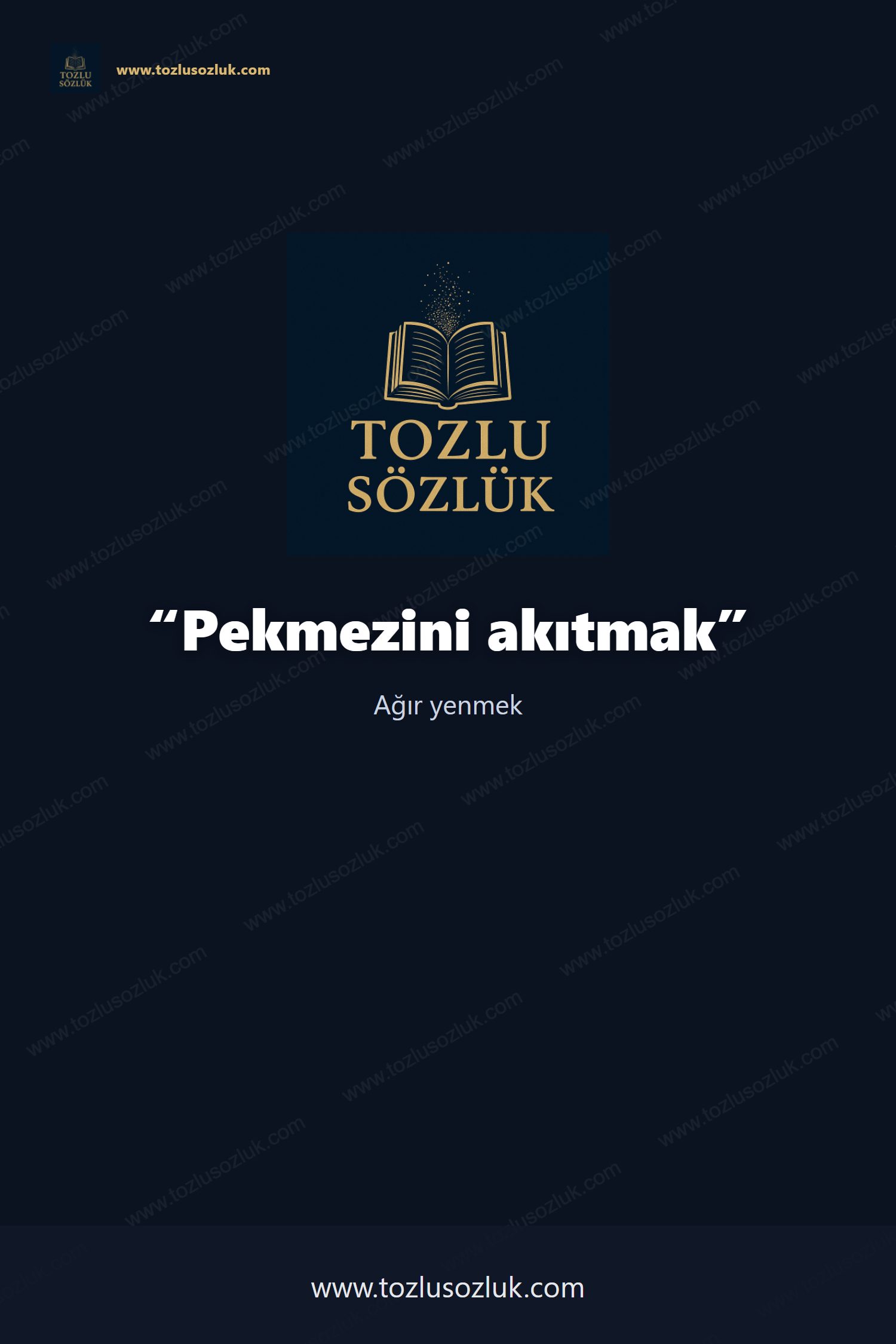 Pekmezini akıtmak Pinterest görseli