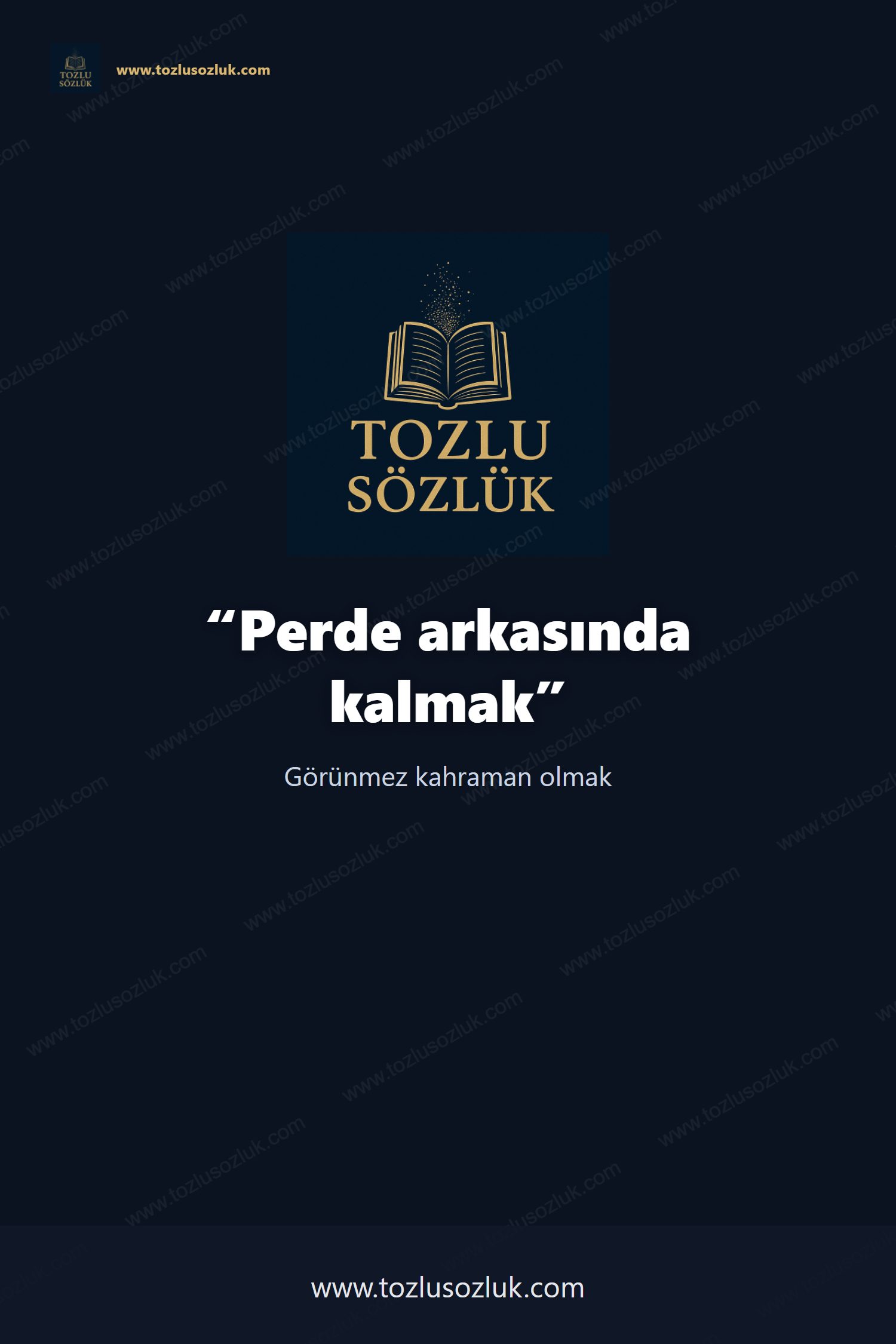 Perde arkasında kalmak Pinterest görseli