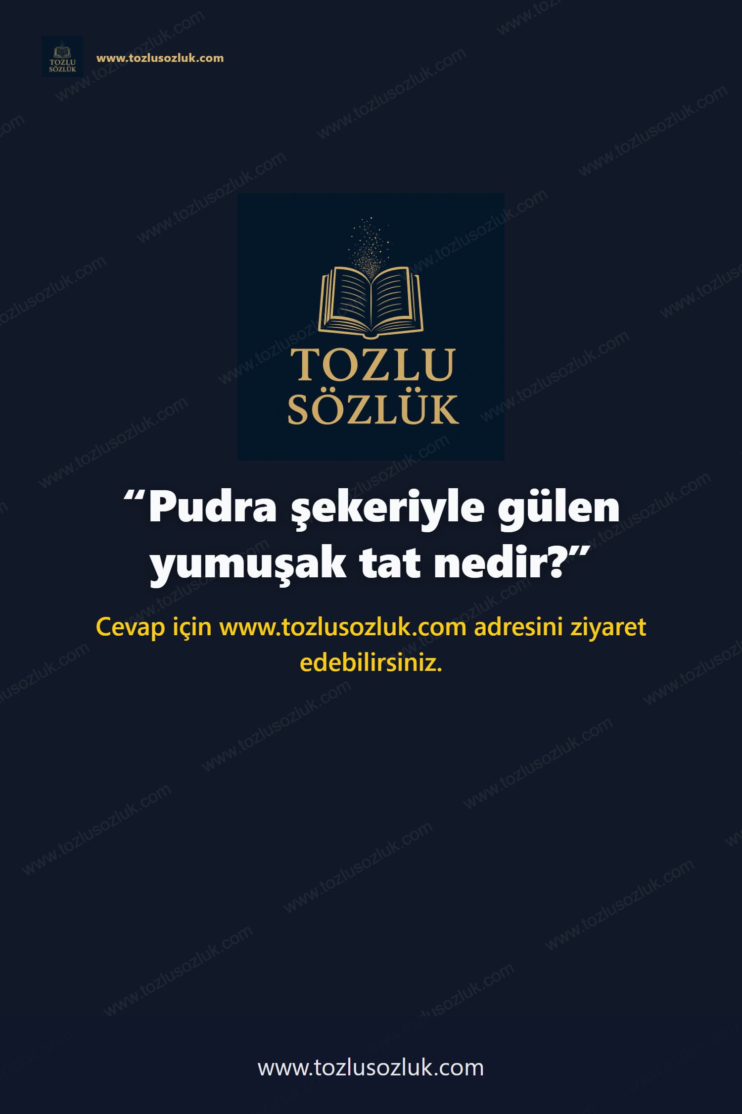 Pudra şekeriyle gülen yumuşak tat nedir? Pinterest görseli