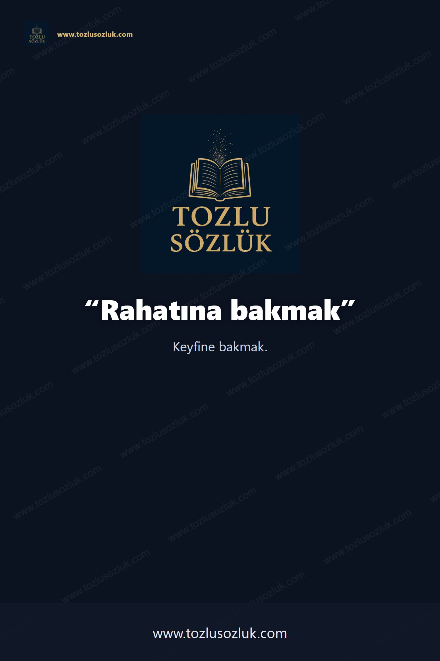 Rahatına bakmak Pinterest görseli