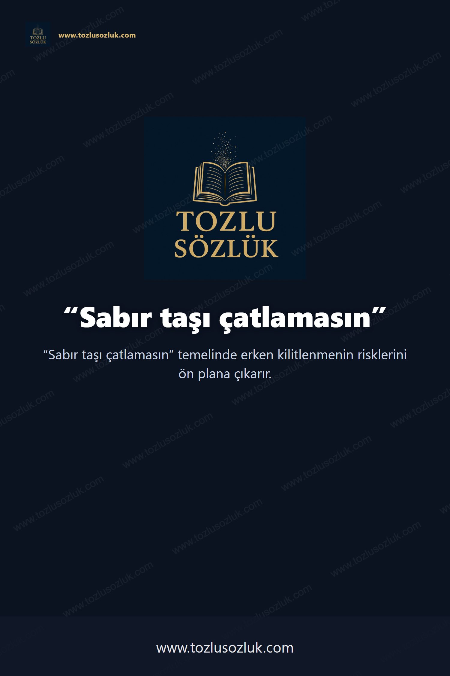 Sabır taşı çatlamasın Pinterest görseli