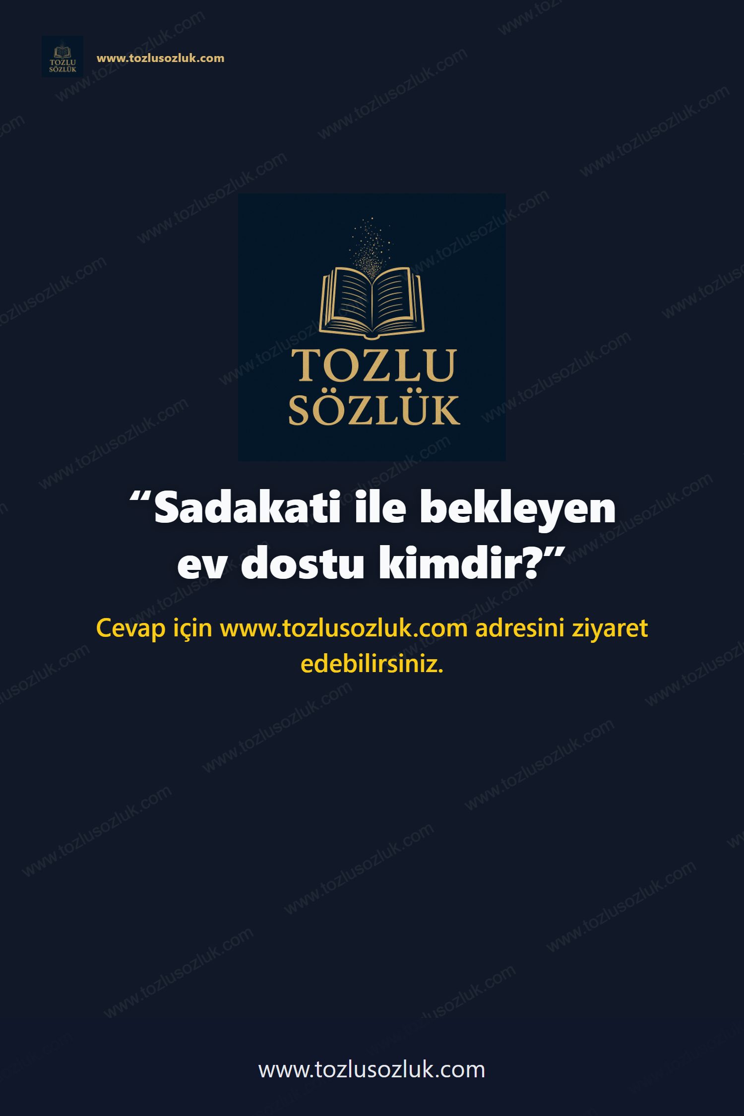 Sadakati ile bekleyen ev dostu kimdir? Pinterest görseli
