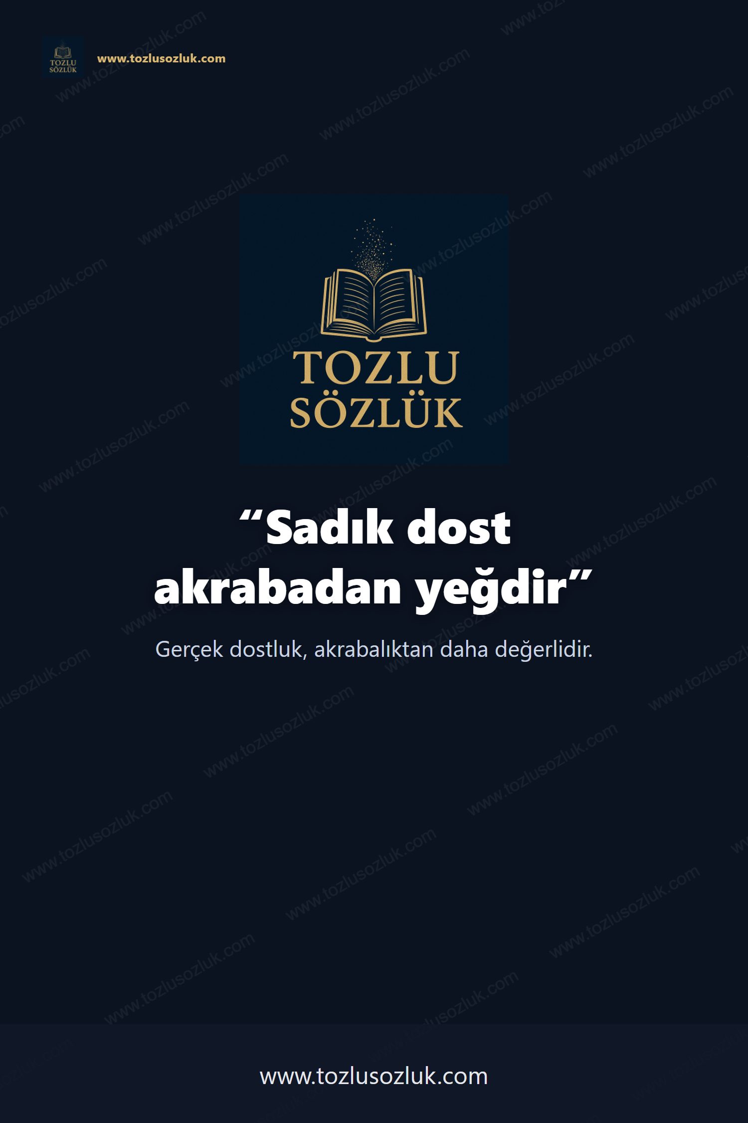 Sadık dost akrabadan yeğdir Pinterest görseli