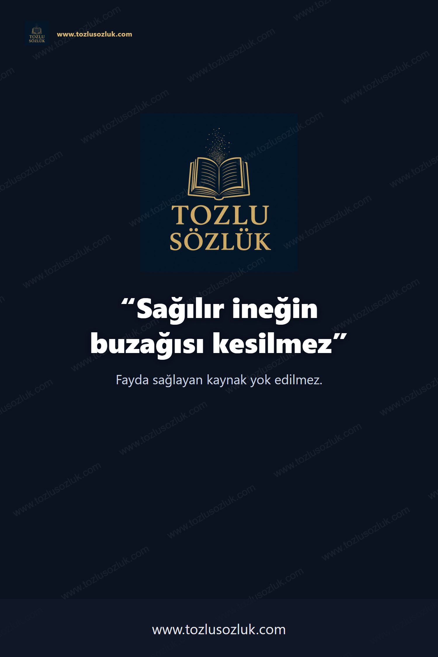 Sağılır ineğin buzağısı kesilmez Pinterest görseli