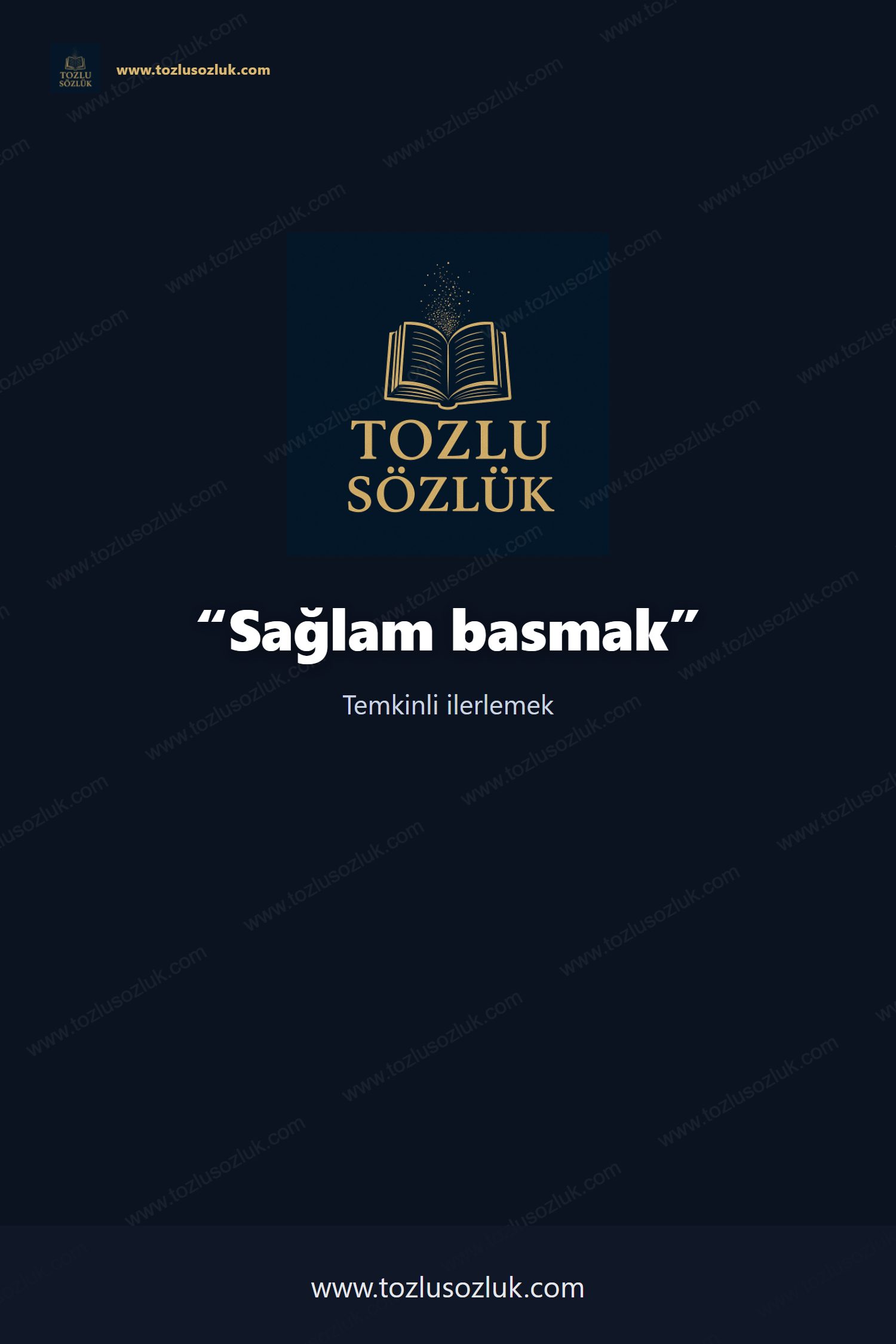 Sağlam basmak Pinterest görseli