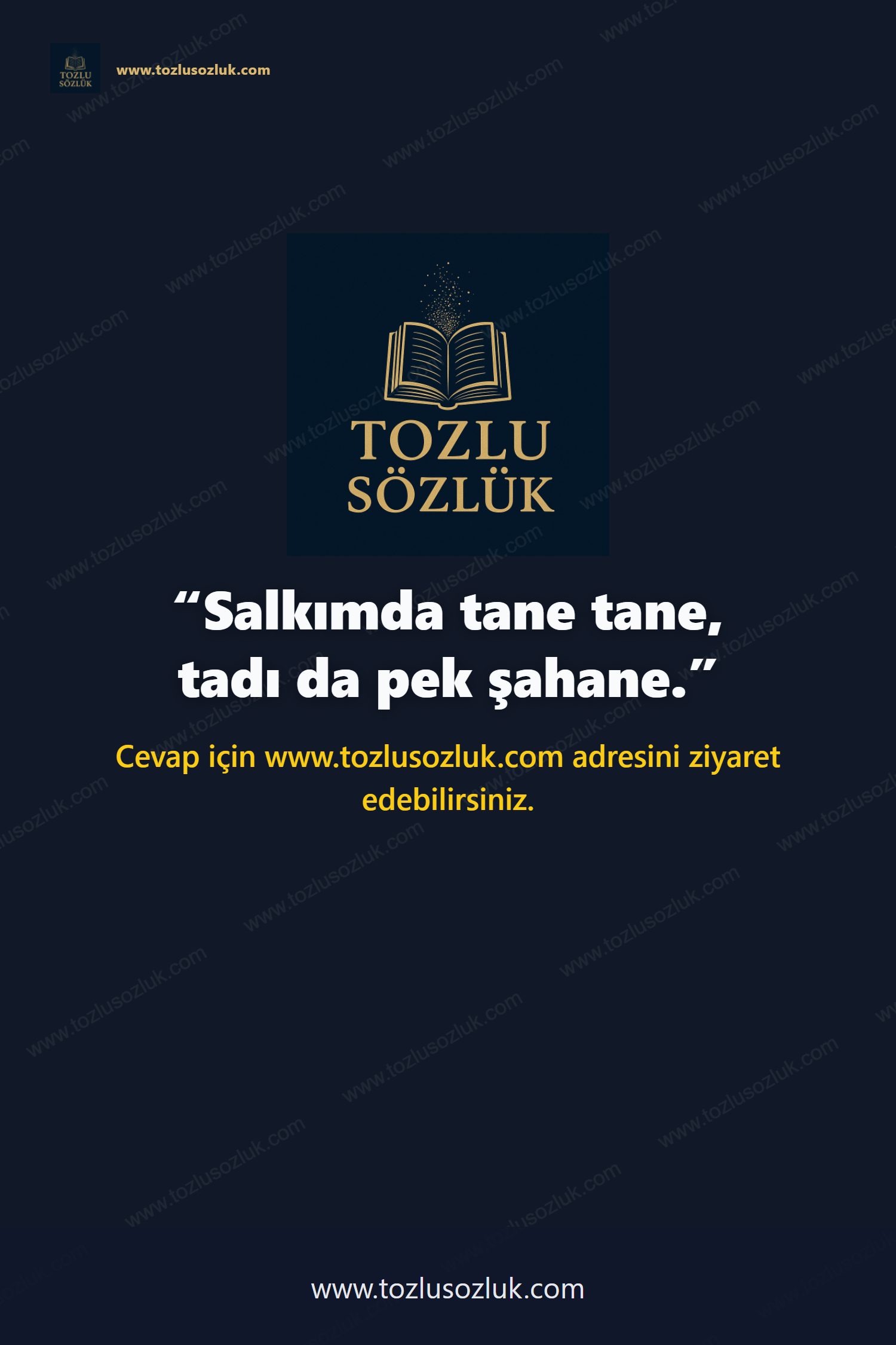 Salkımda tane tane, tadı da pek şahane. Pinterest görseli