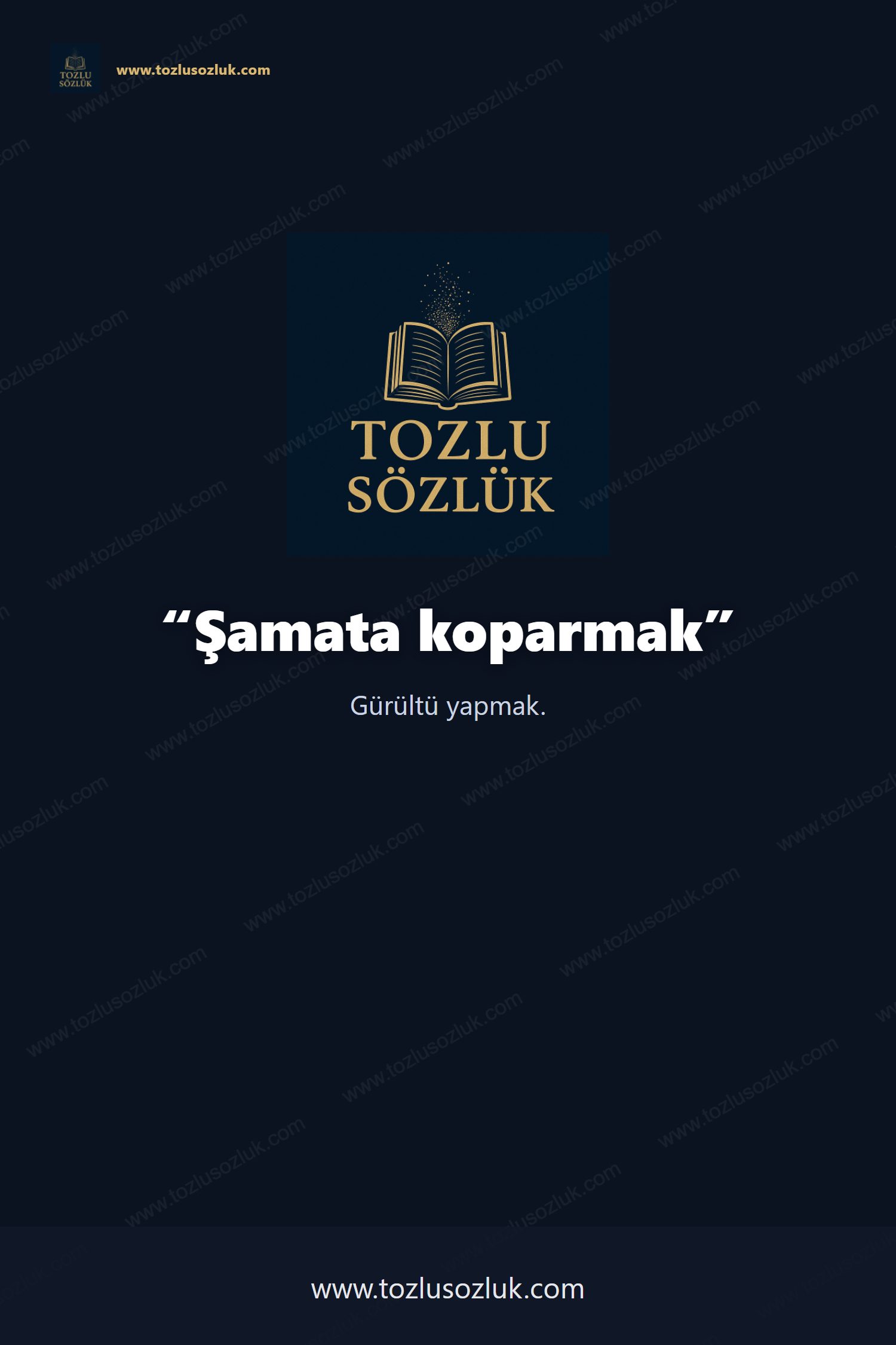 Şamata koparmak Pinterest görseli