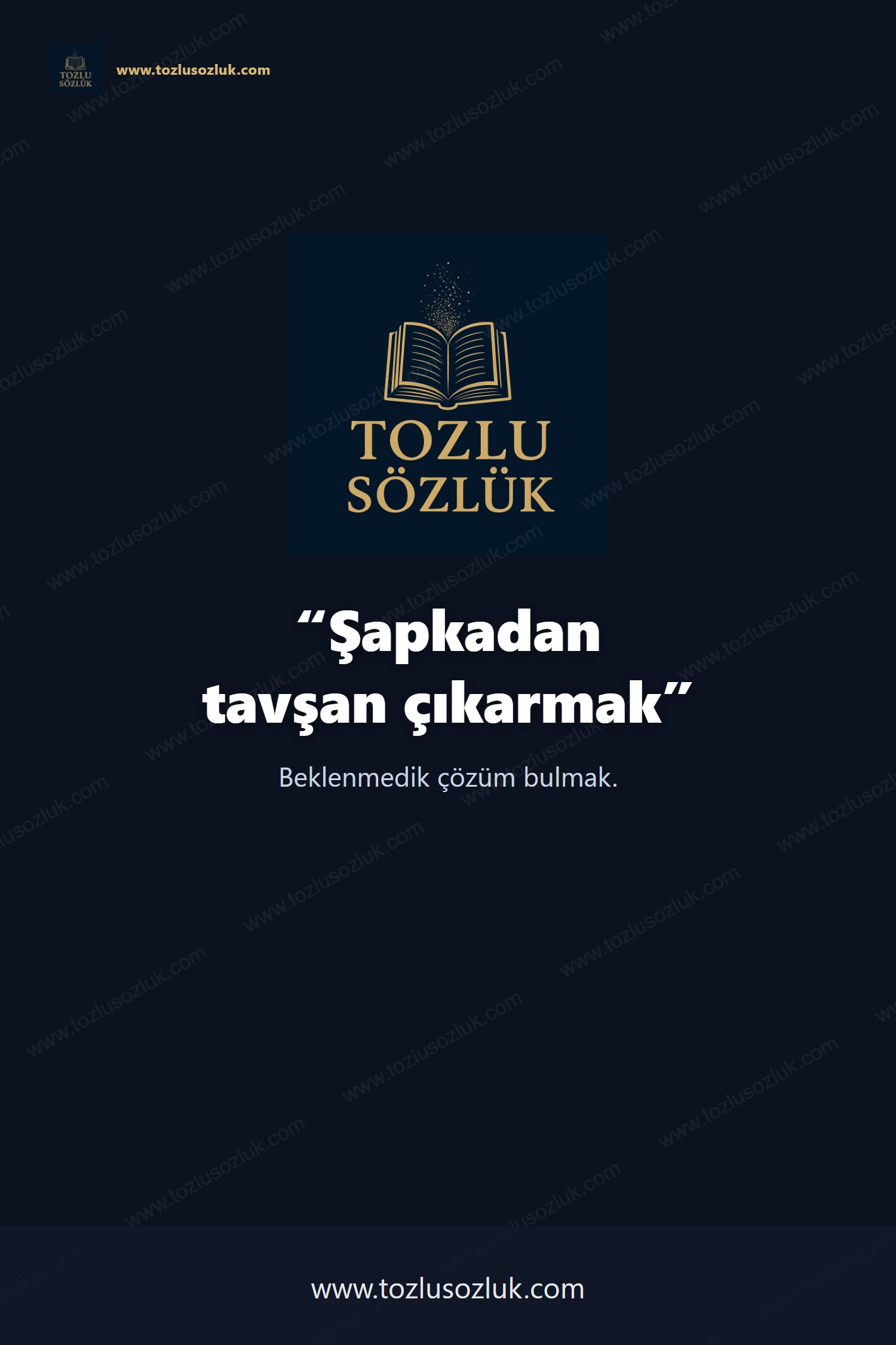 Şapkadan tavşan çıkarmak Pinterest görseli