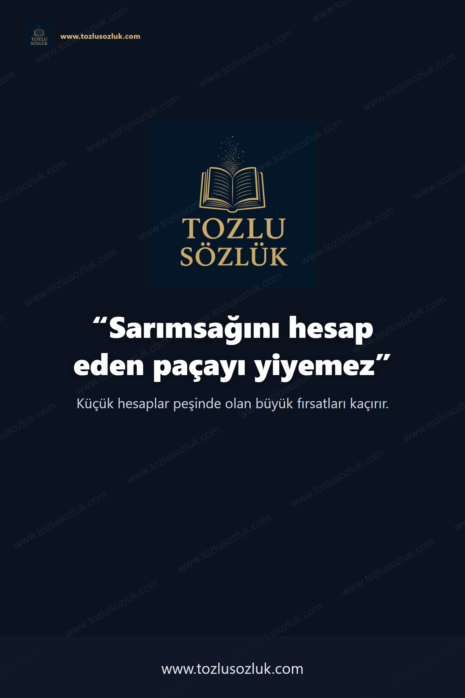 Sarımsağını hesap eden paçayı yiyemez Pinterest görseli