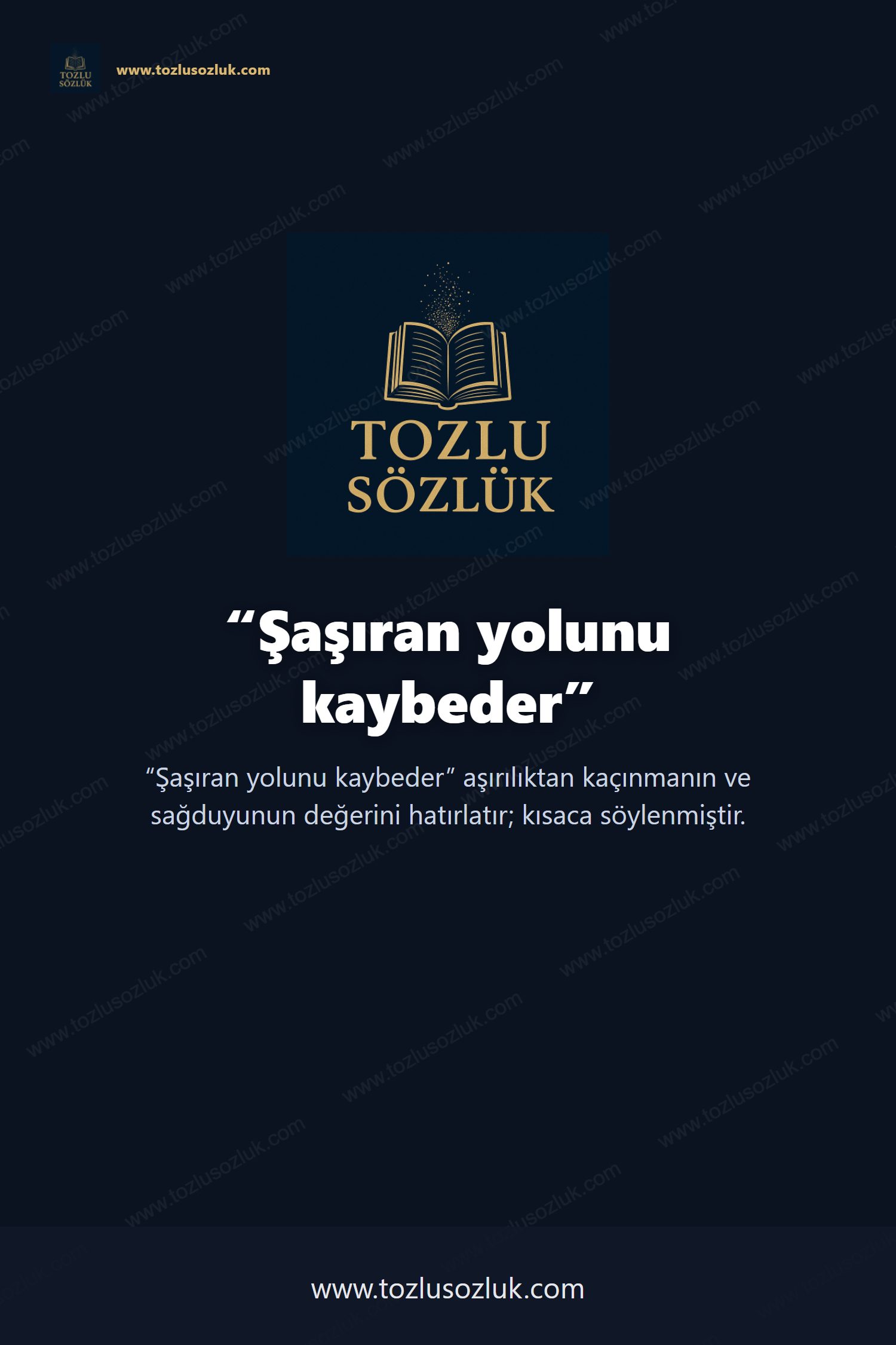 Şaşıran yolunu kaybeder Pinterest görseli