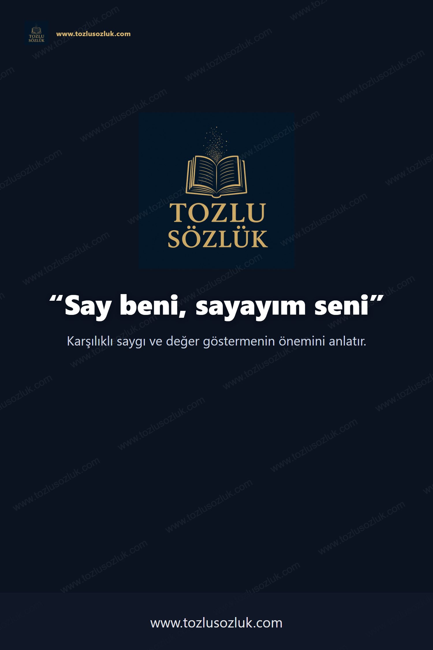 Say beni, sayayım seni Pinterest görseli