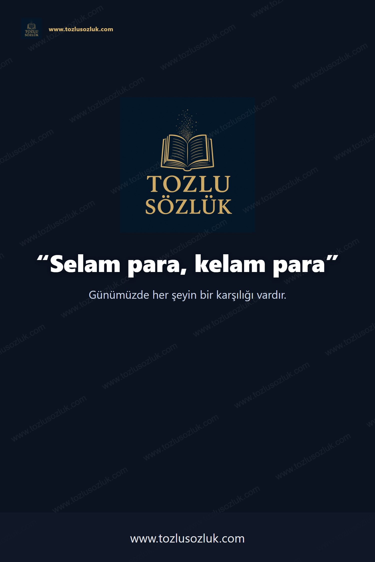 Selam para, kelam para Pinterest görseli