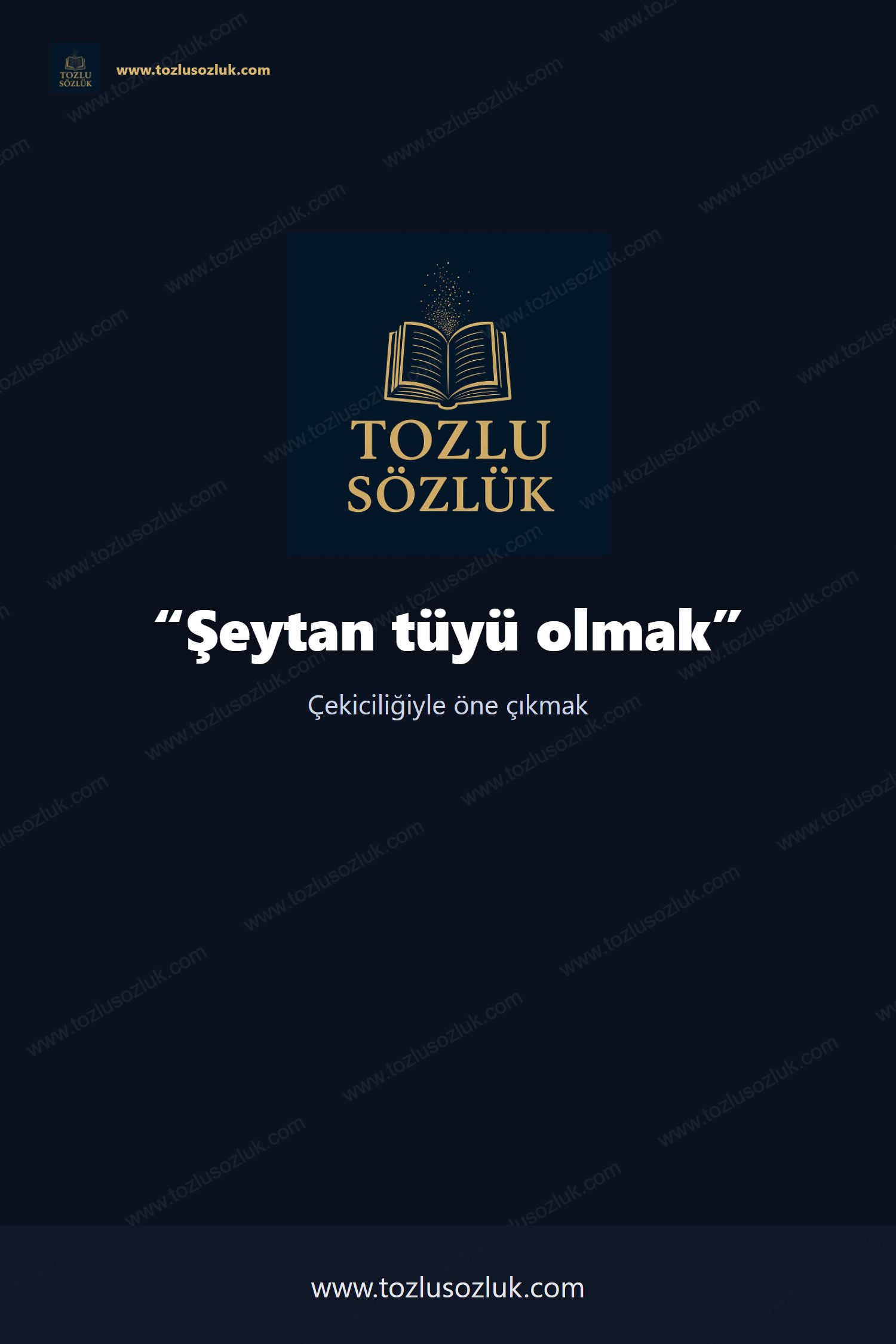 Şeytan tüyü olmak Pinterest görseli