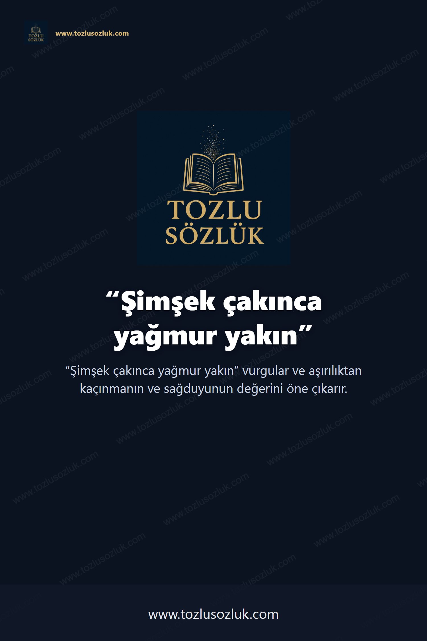 Şimşek çakınca yağmur yakın Pinterest görseli