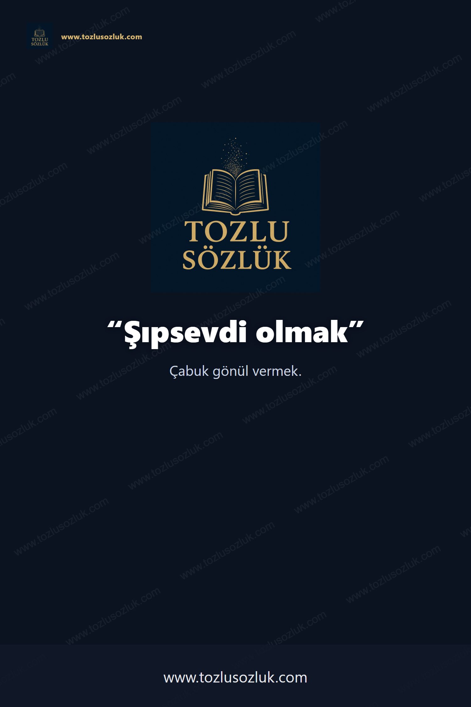 Şıpsevdi olmak Pinterest görseli