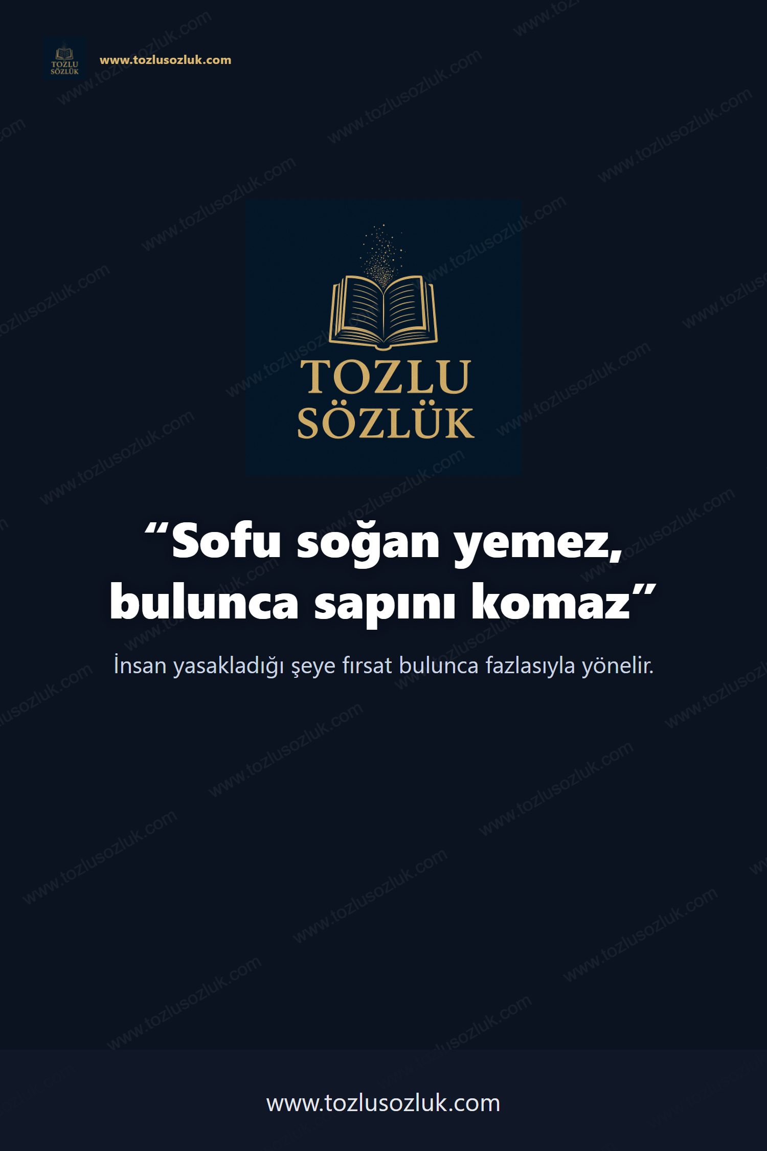 Sofu soğan yemez, bulunca sapını komaz Pinterest görseli