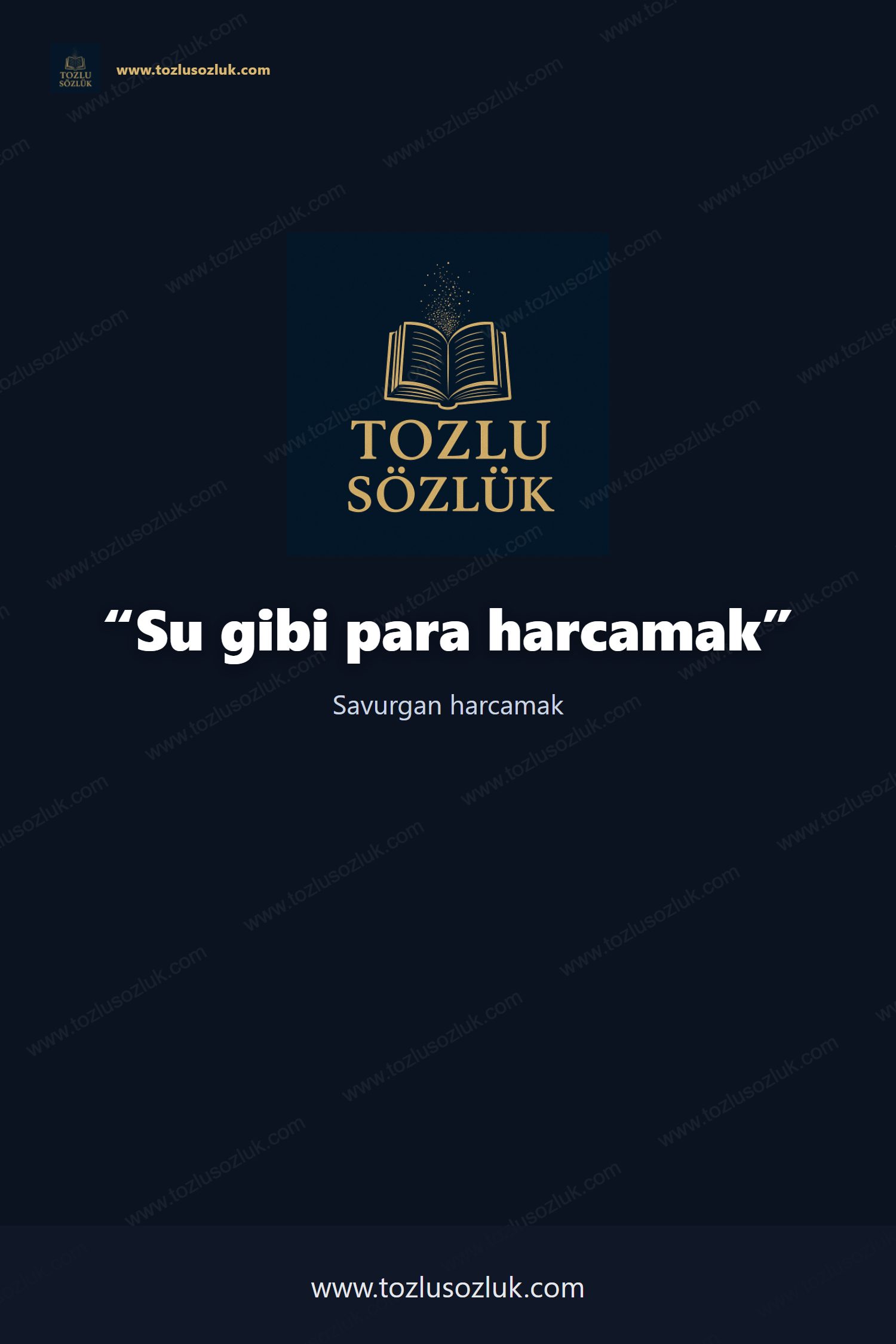Su gibi para harcamak Pinterest görseli