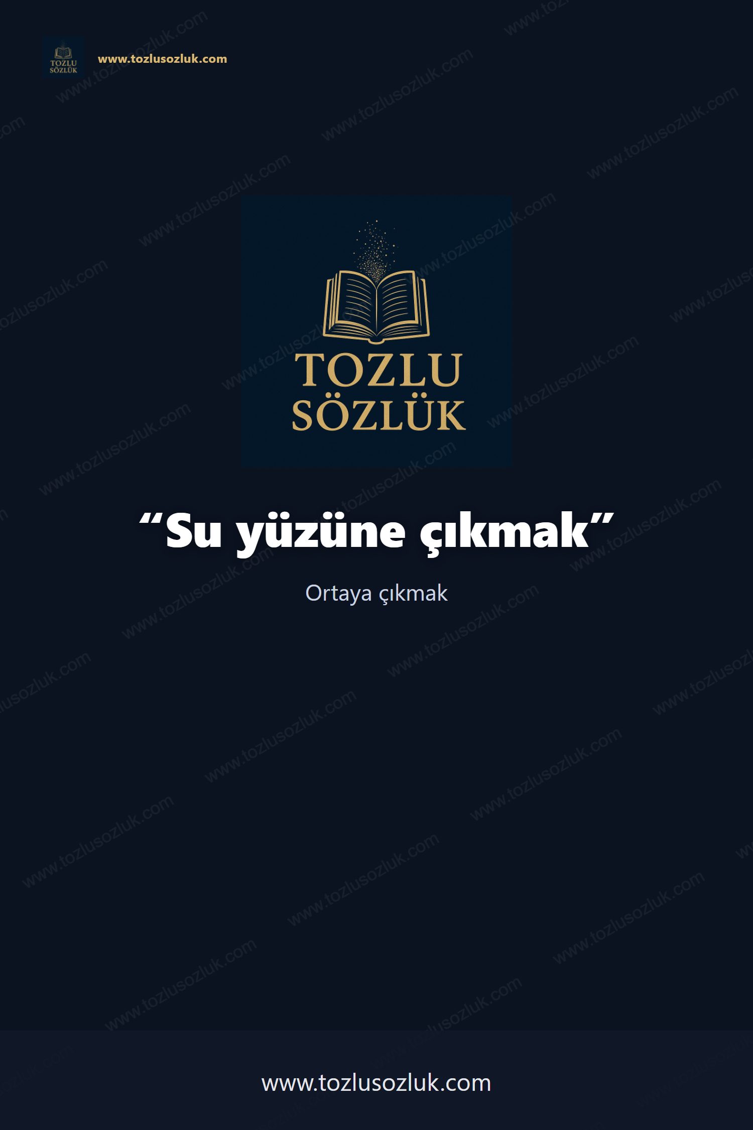 Su yüzüne çıkmak Pinterest görseli