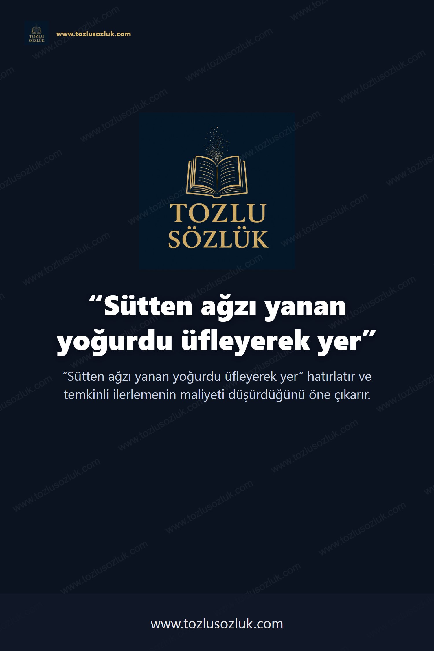 Sütten ağzı yanan yoğurdu üfleyerek yer Pinterest görseli