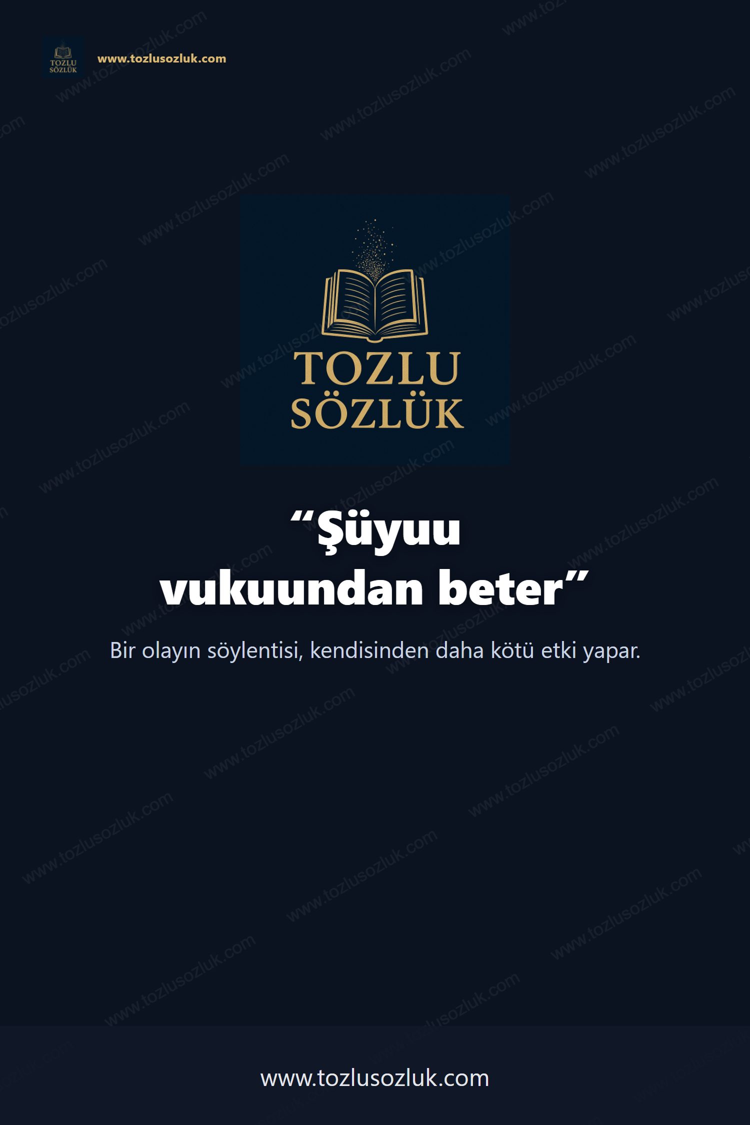 Şüyuu vukuundan beter Pinterest görseli