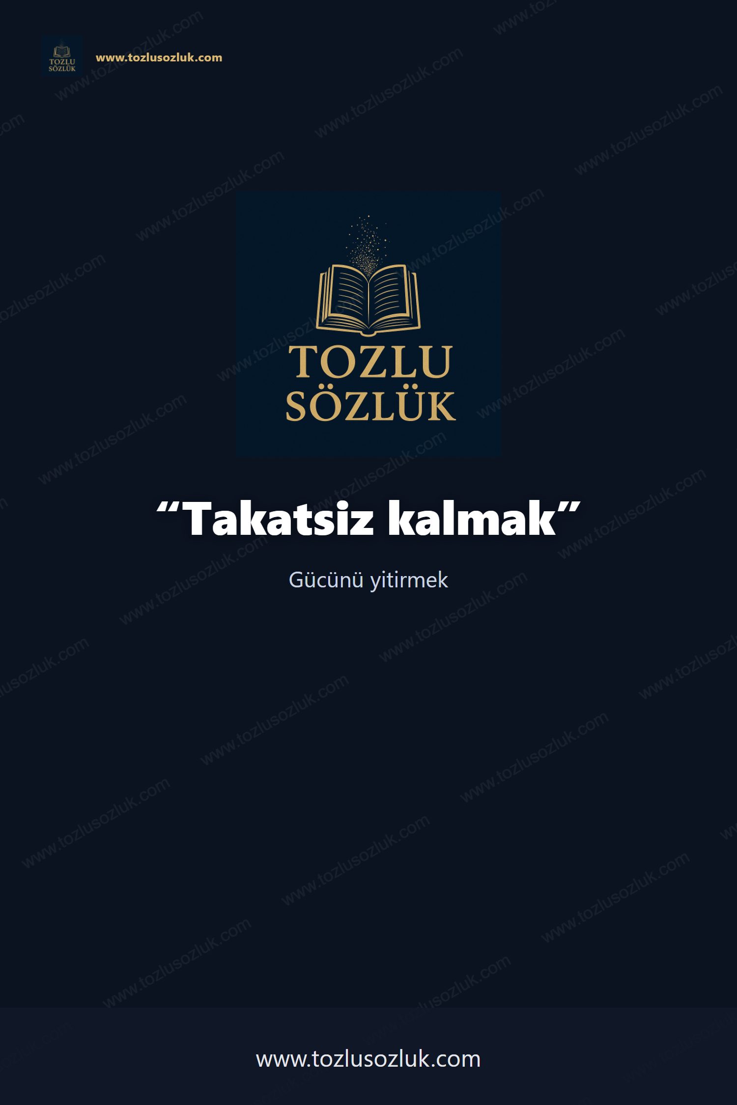 Takatsiz kalmak Pinterest görseli