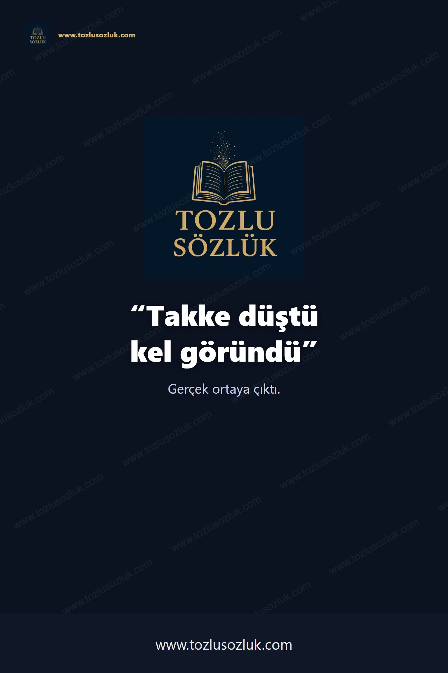 Takke düştü kel göründü Pinterest görseli