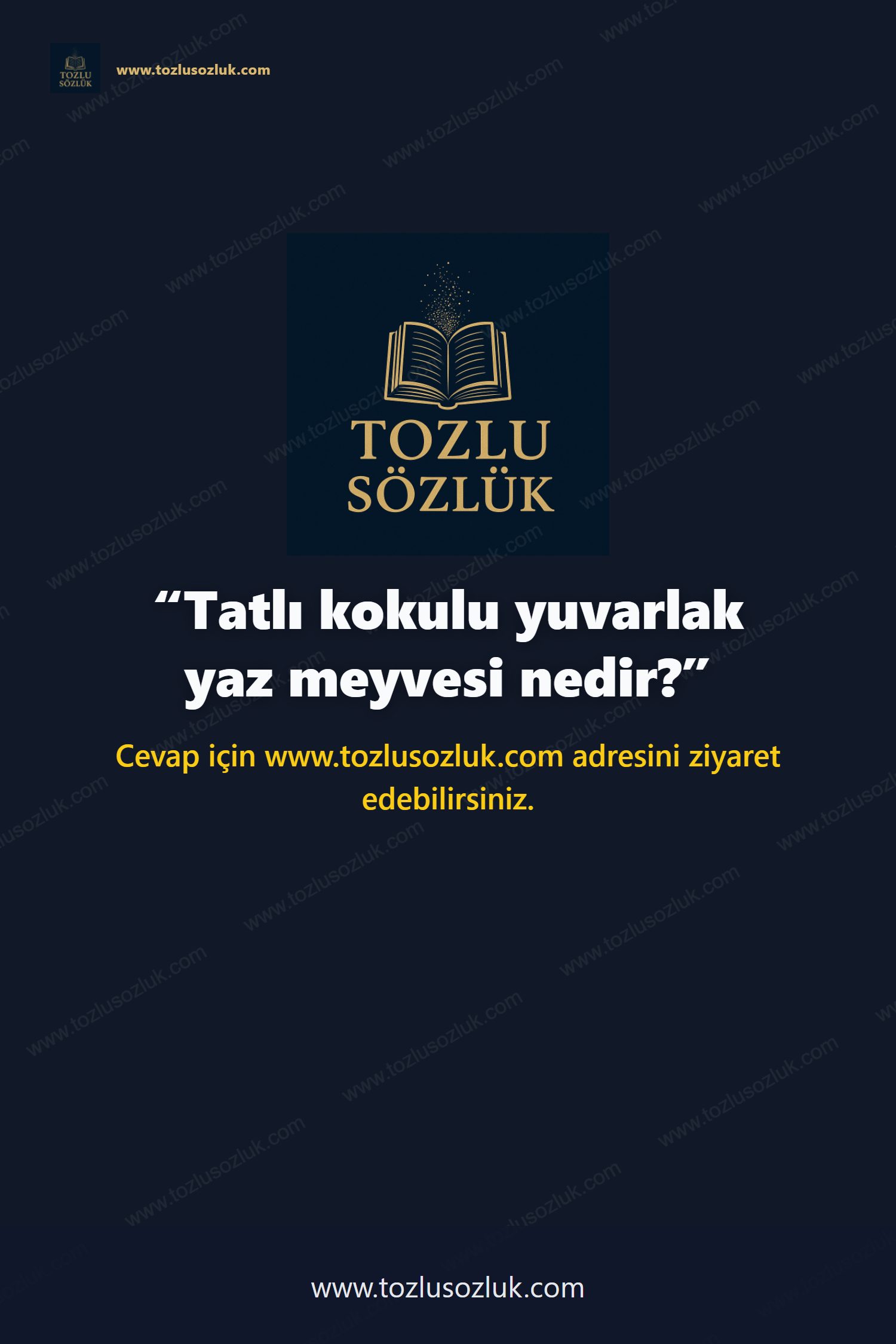 Tatlı kokulu yuvarlak yaz meyvesi nedir? Pinterest görseli