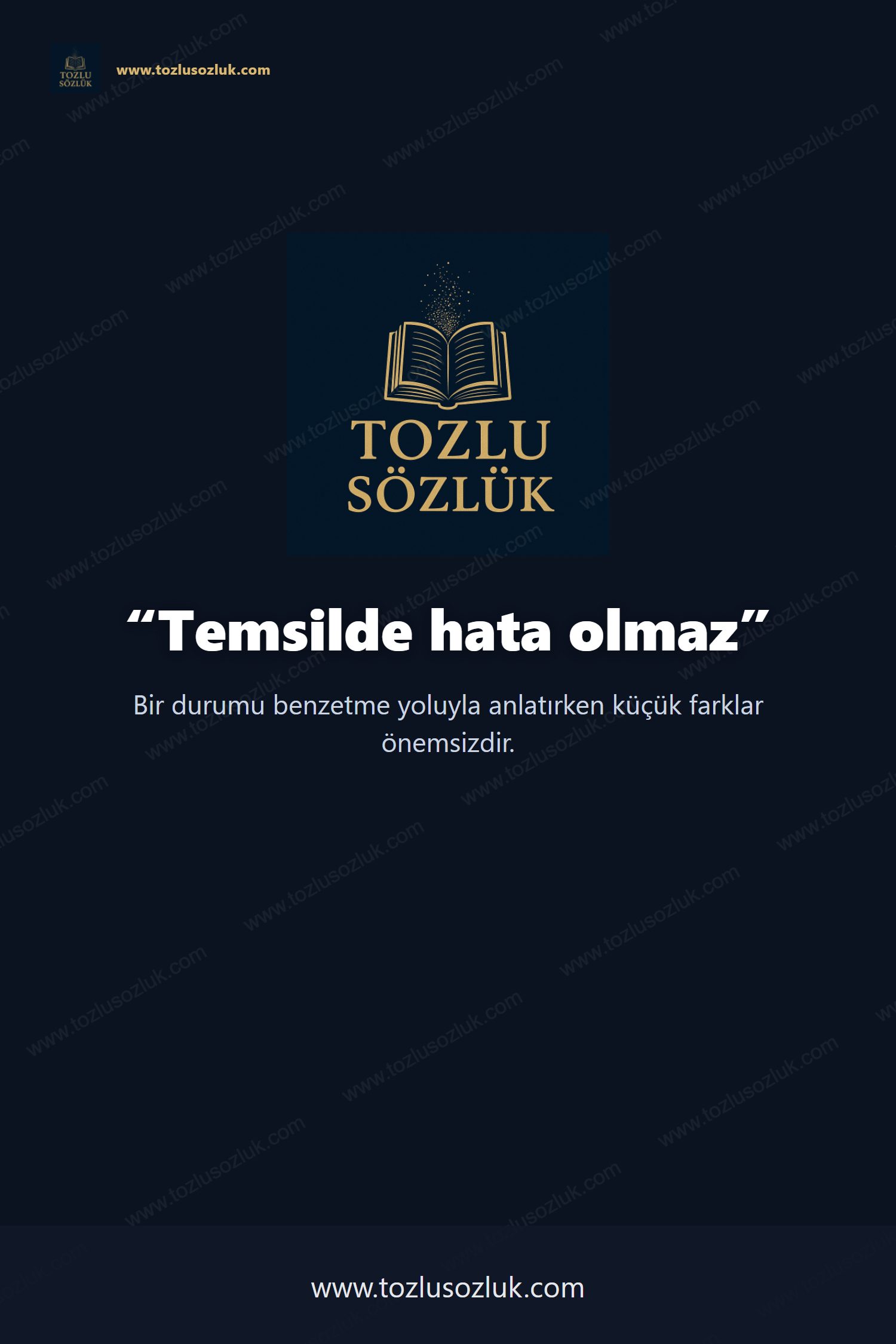 Temsilde hata olmaz Pinterest görseli