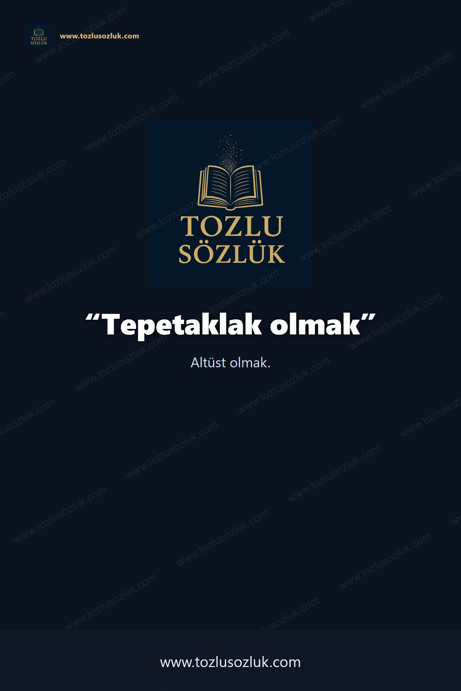 Tepetaklak olmak Pinterest görseli