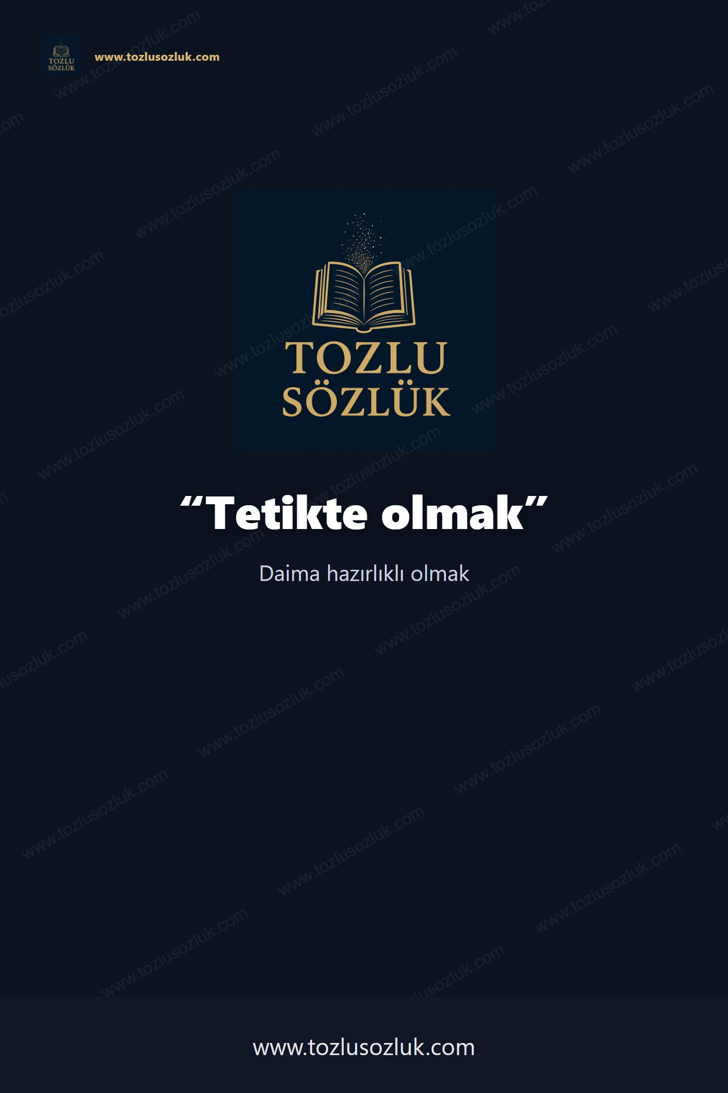 Tetikte olmak Pinterest görseli