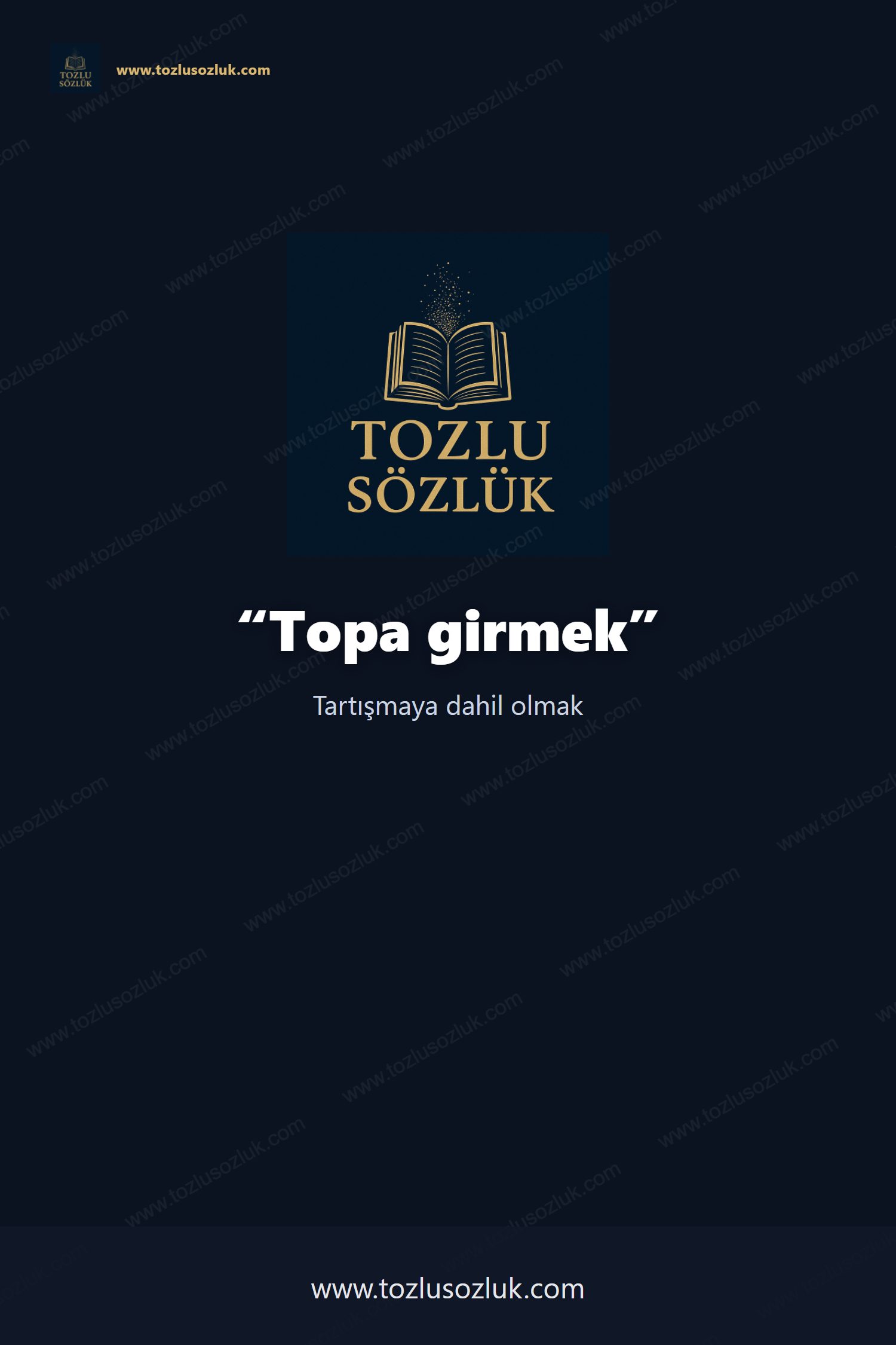 Topa girmek Pinterest görseli