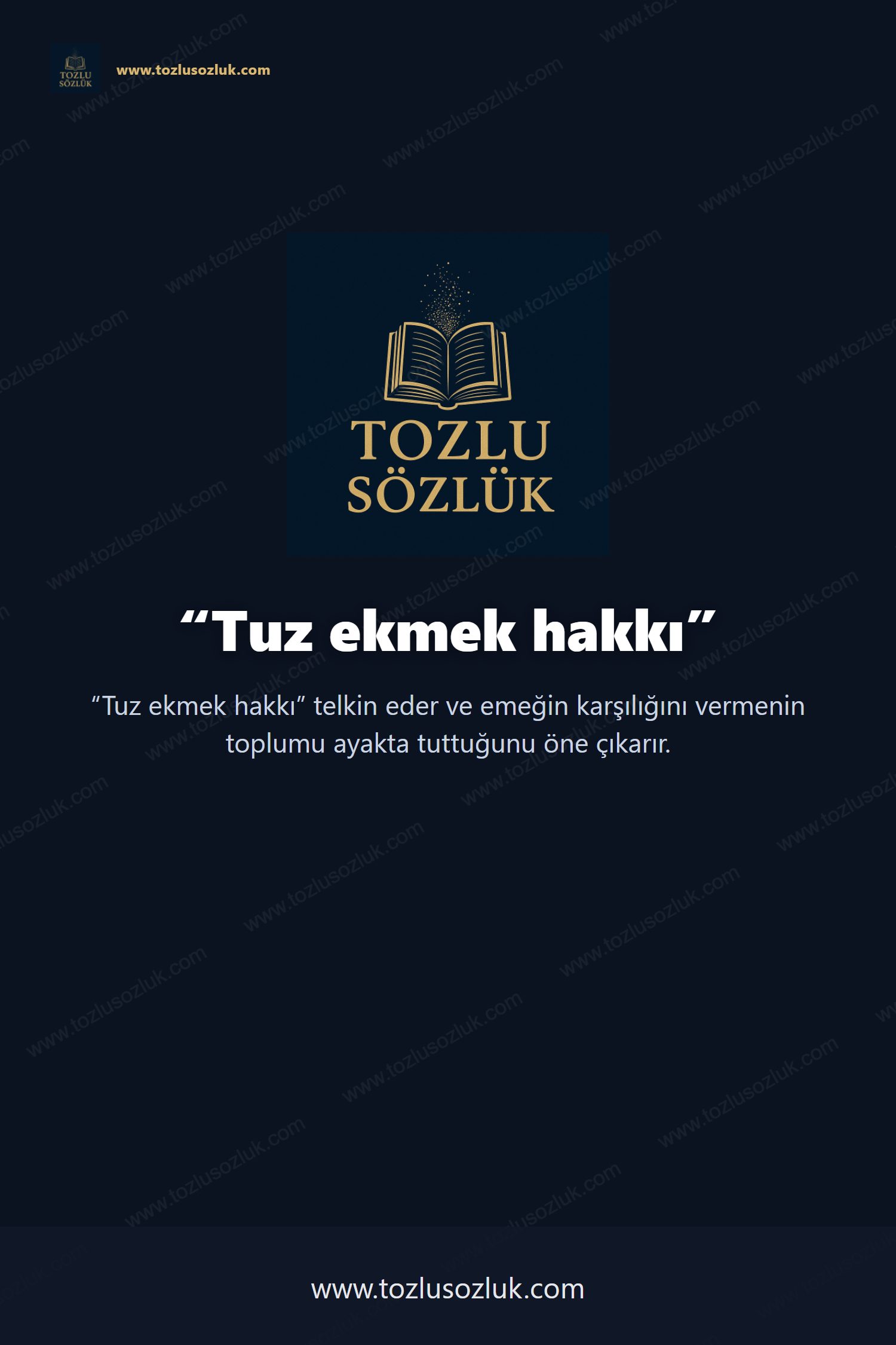 Tuz ekmek hakkı Pinterest görseli
