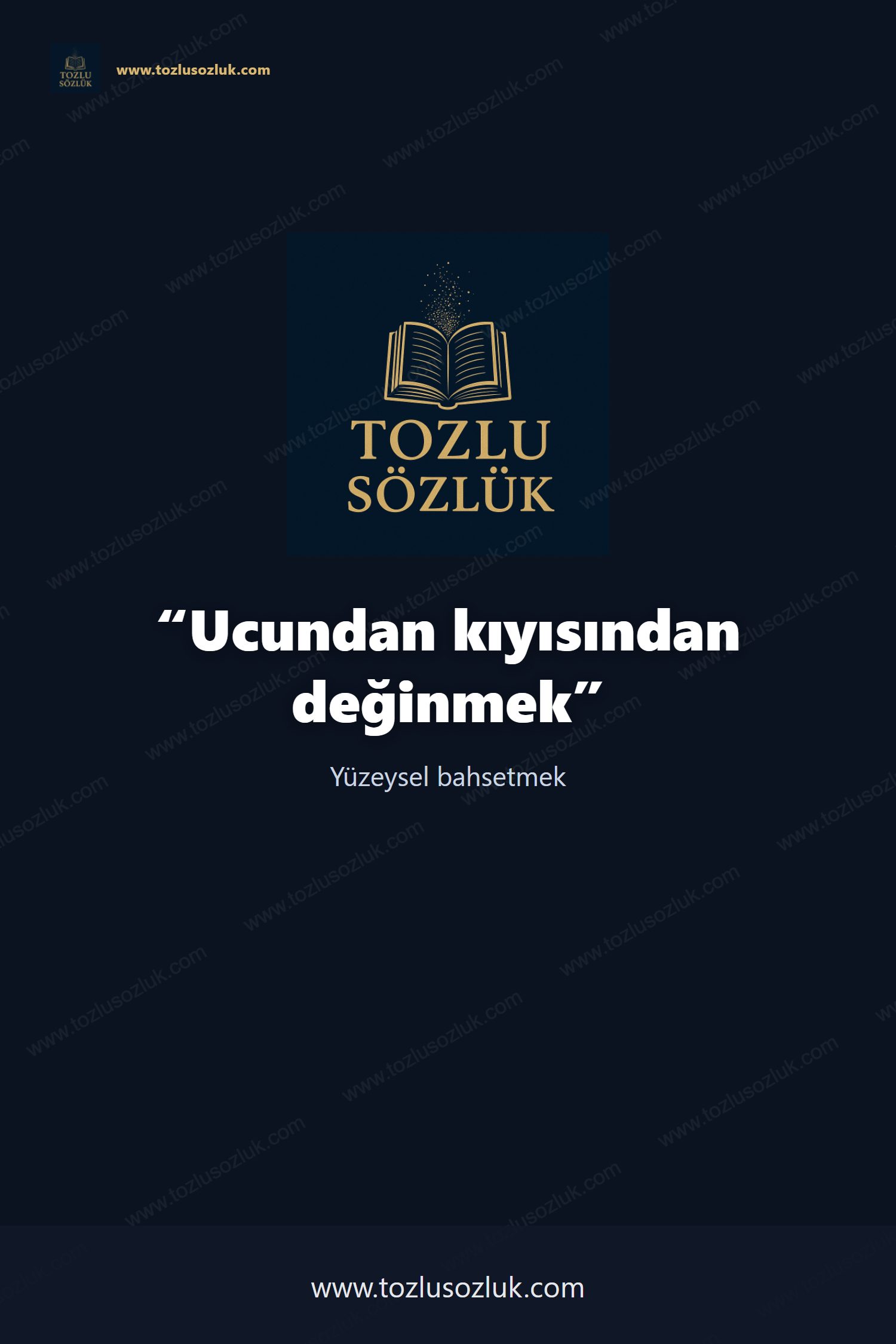 Ucundan kıyısından değinmek Pinterest görseli