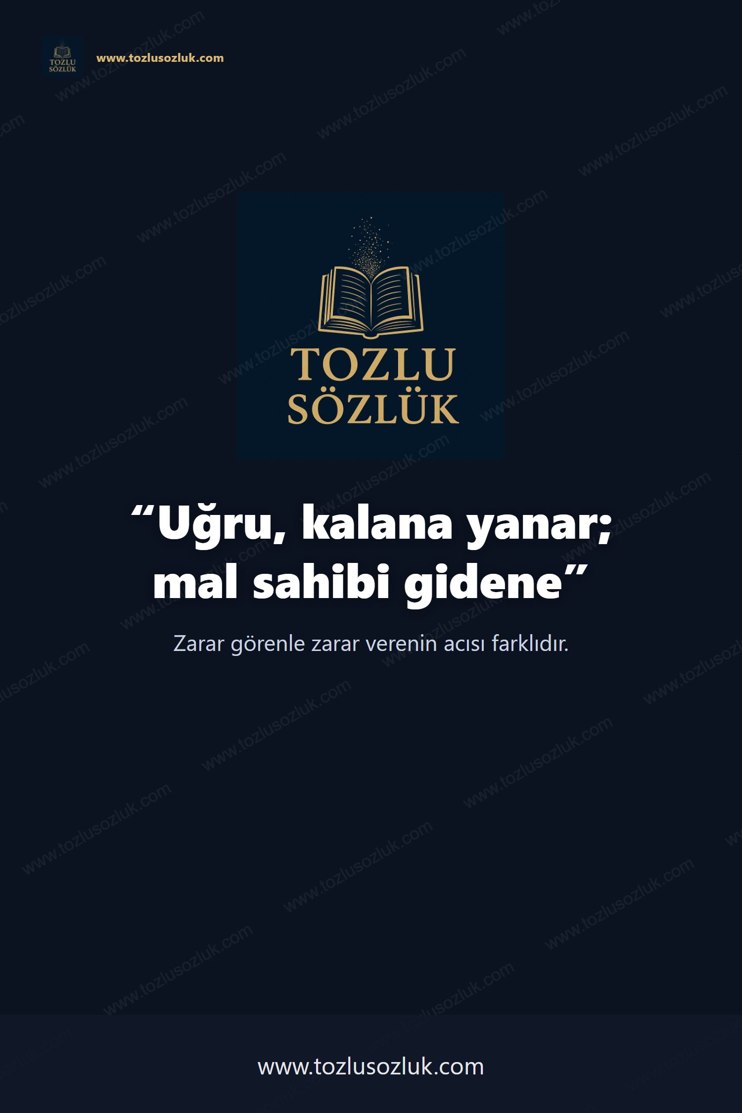 Uğru, kalana yanar; mal sahibi gidene Pinterest görseli