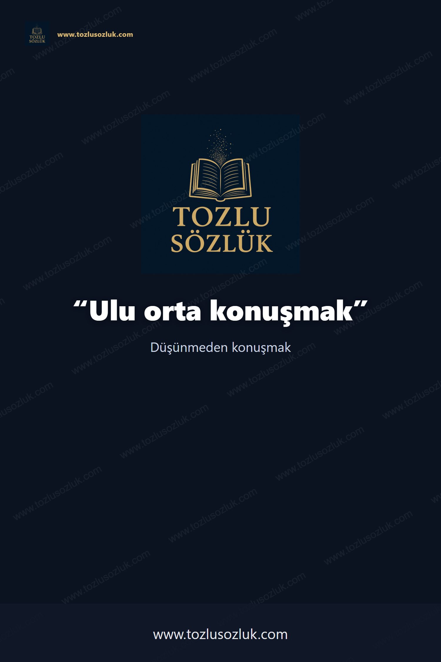 Ulu orta konuşmak Pinterest görseli