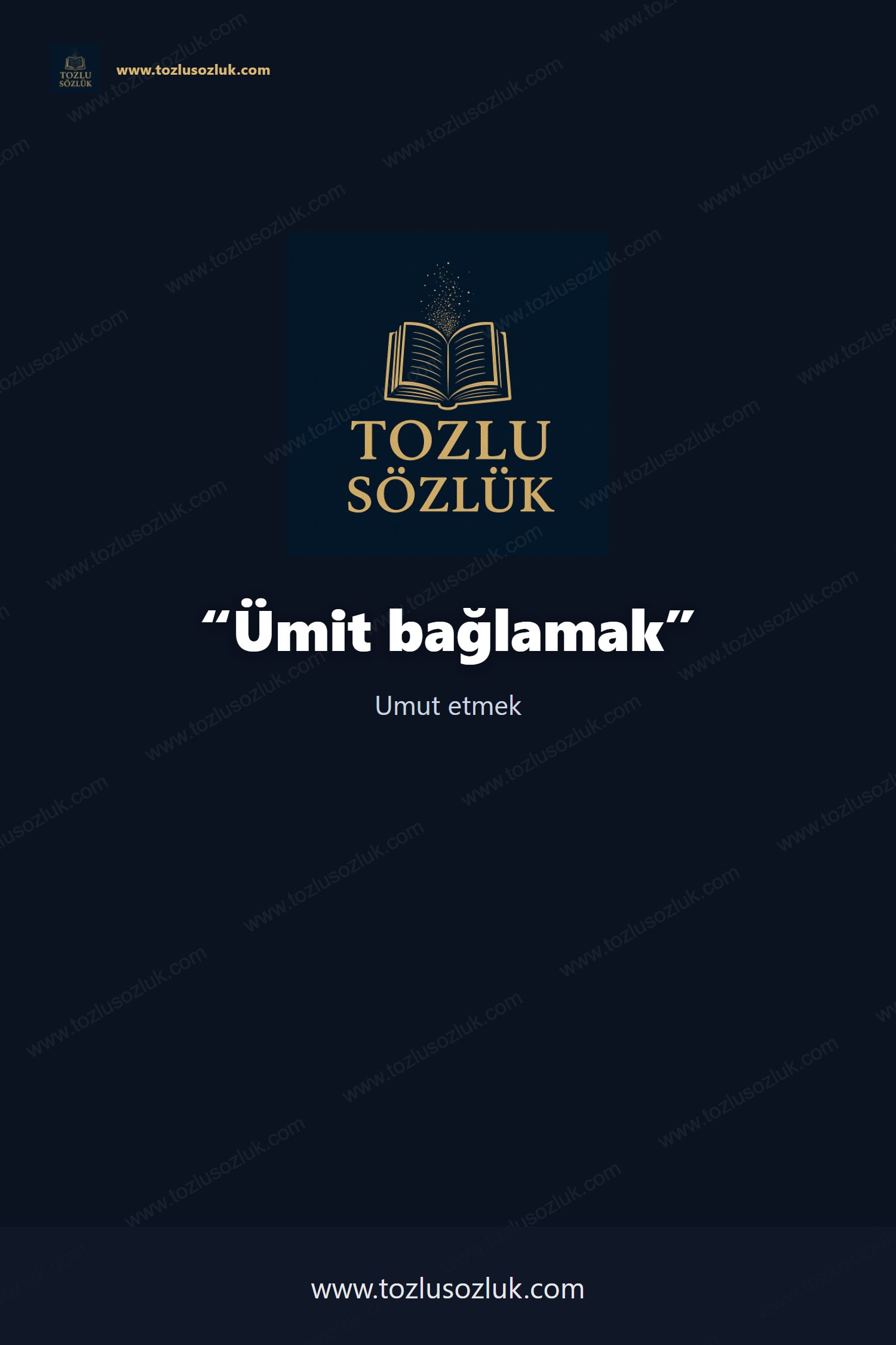 Ümit bağlamak Pinterest görseli
