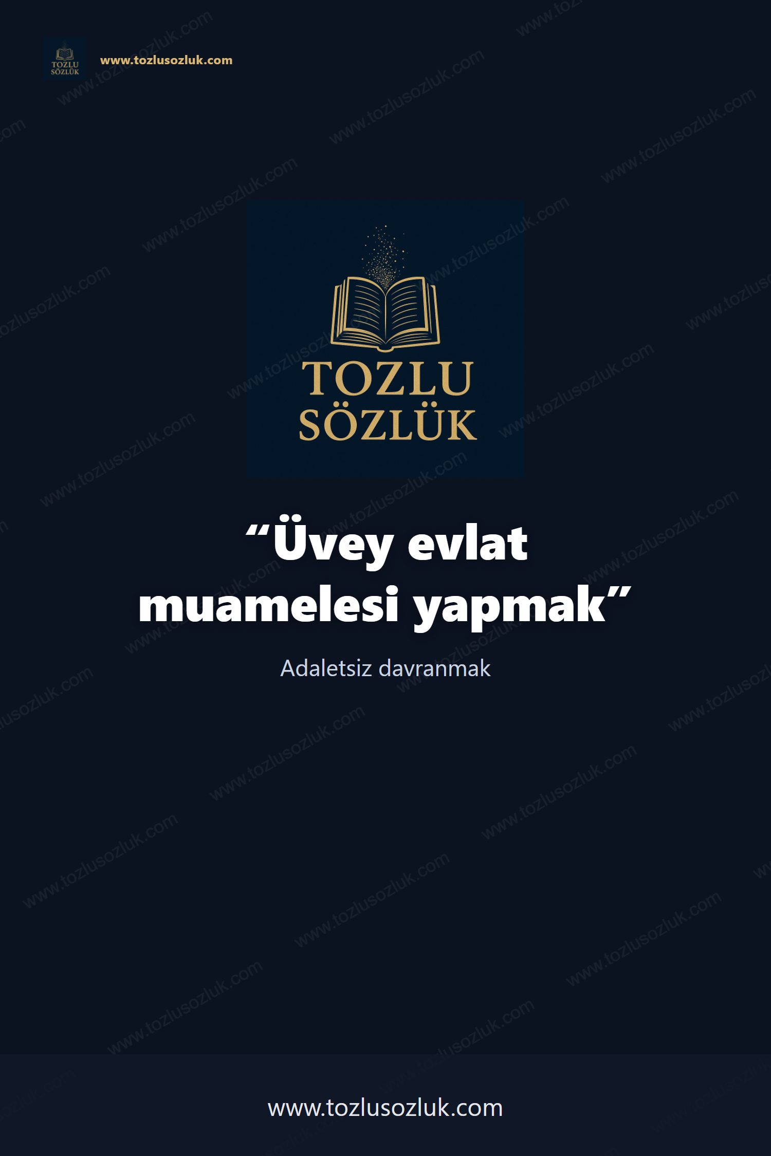 Üvey evlat muamelesi yapmak Pinterest görseli